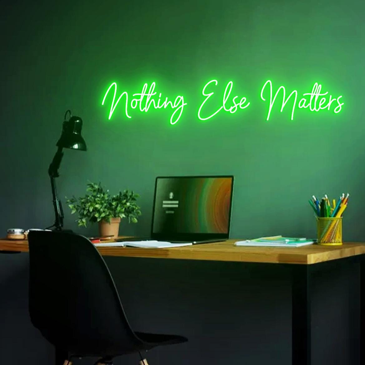 Custom neon Sign Nothing Else Matters, Sign Home Wall Decor, Living Room Sign Decor, Custom Neon Light Wedding Backdrop Decor
