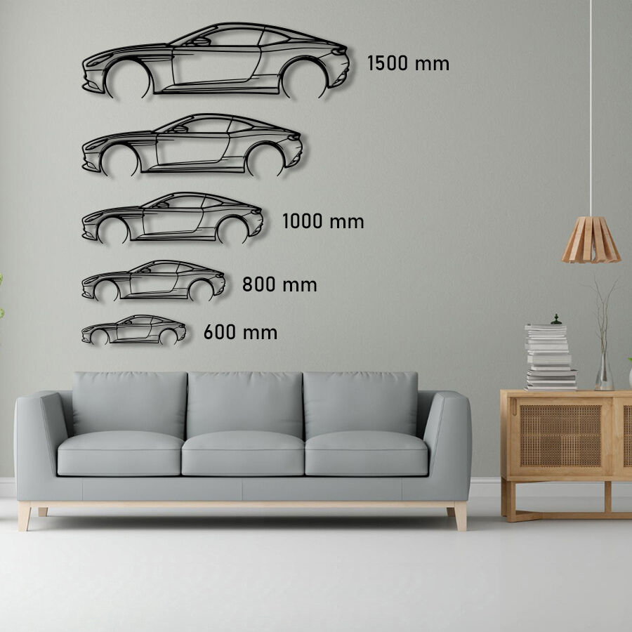 Aston Martin DB11 Raised Steel Wall Art