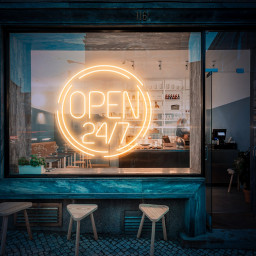 Open 24/7 Service Led Sign,Open Neon Sign,Open 24 Hours Neon Sign,Business Neon Light,Custom Open Neon Sign, Vertical Open Led Sign