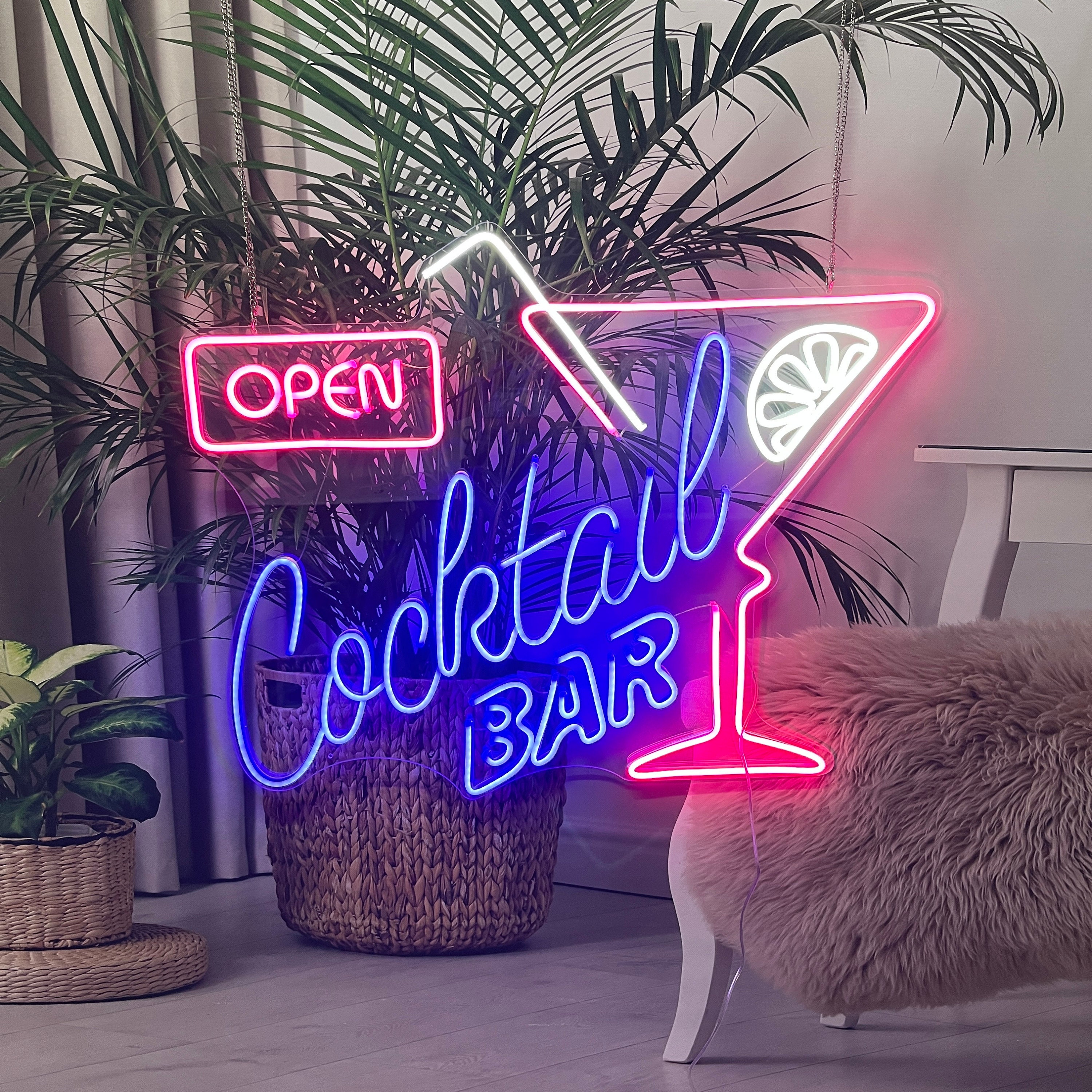 Custom Bar Neon Light | Neon bar sign | Led Light Cocktail | Hneon beer sign | Bar open Neon Signs | Champagne beer LED Decor Club Signage