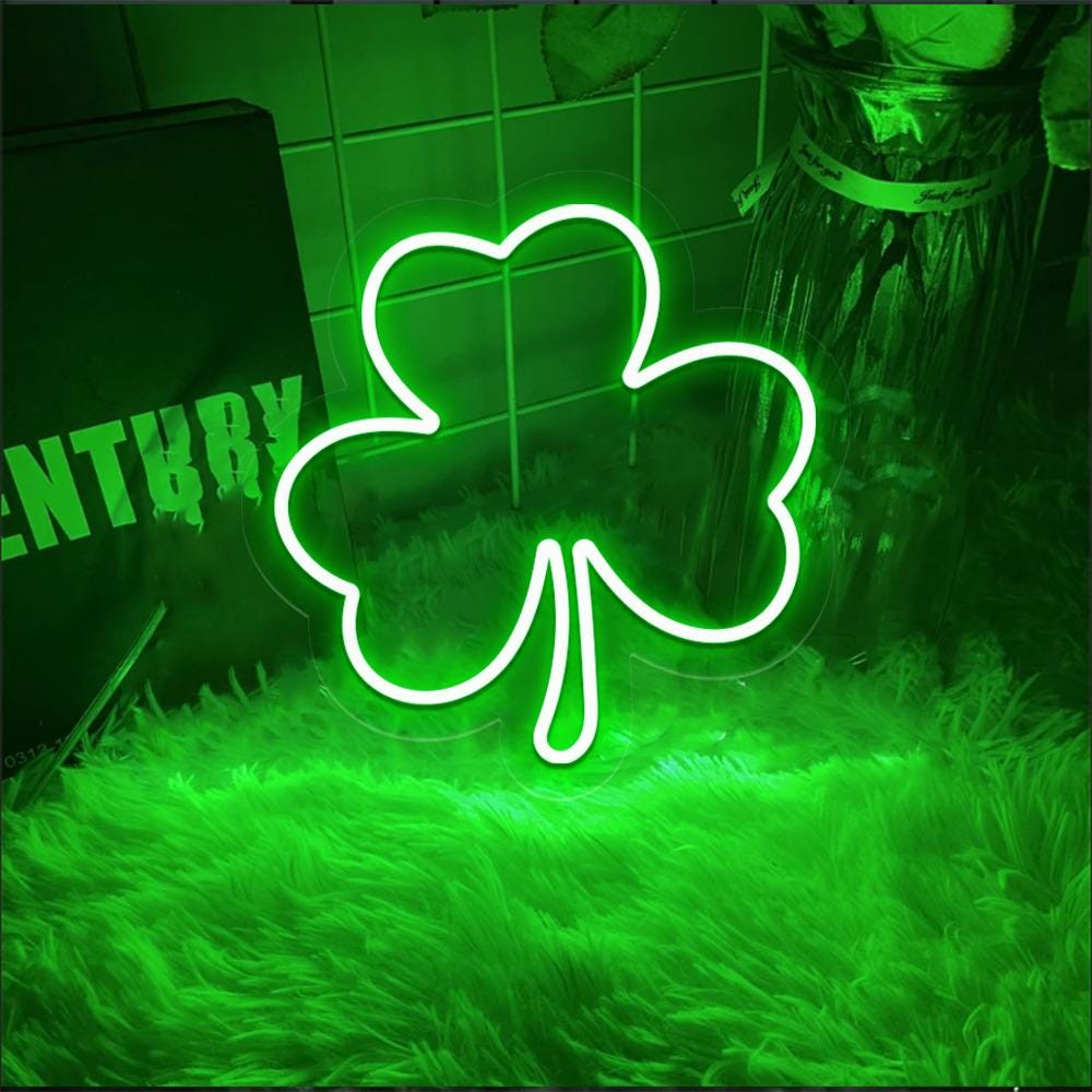 Shamrock Neon Sign Gifts, St Patrick's Day Neon Sign, Women Saint Patricks Day Neon, St Patricks Day, Saint Patricks Day Neon Sign Gifts