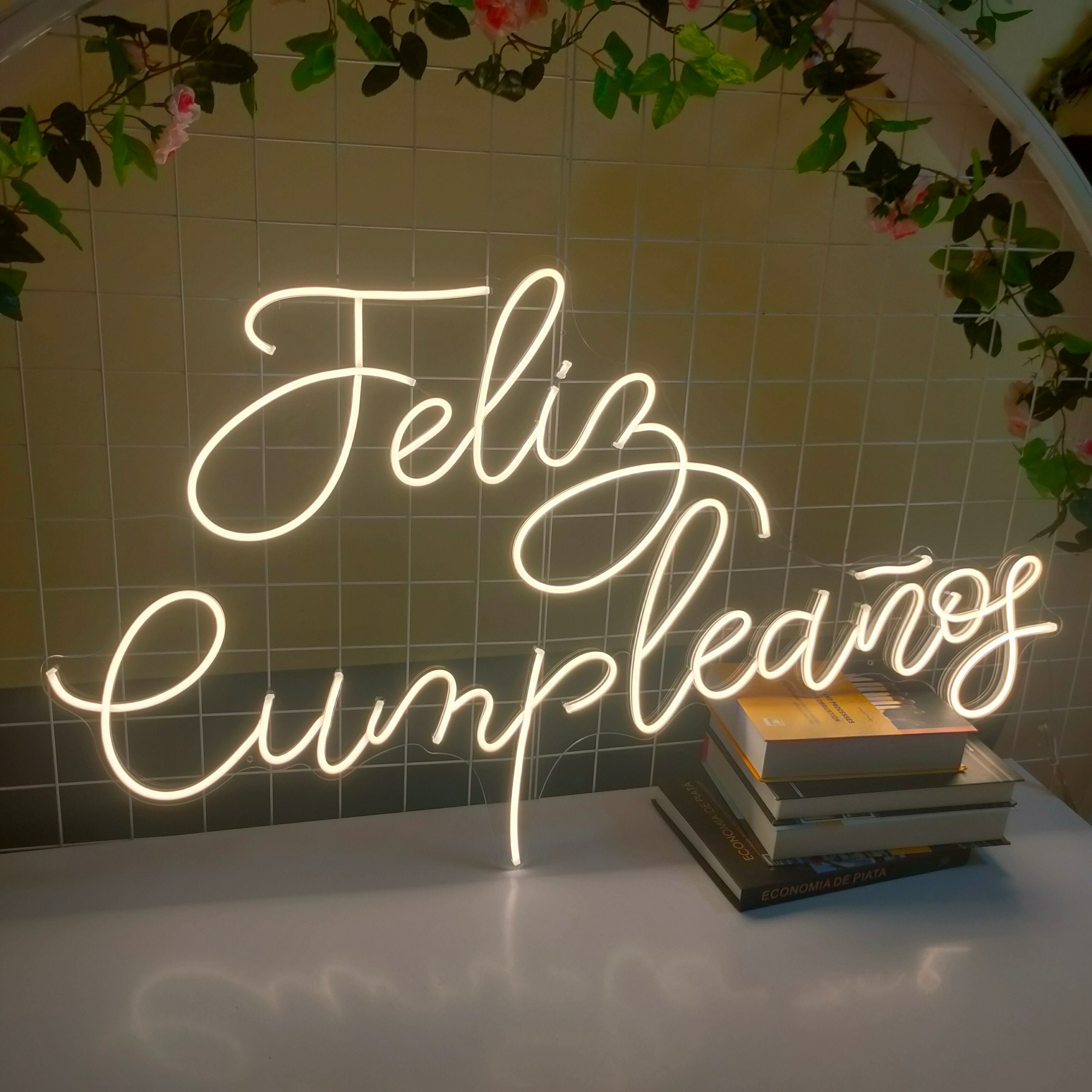 Custom Neon Sign Led Light French happy Birthday Decoration Wedding Decor For Party Home Bar Room Baby Shower Valentine Day Gift Wall Art