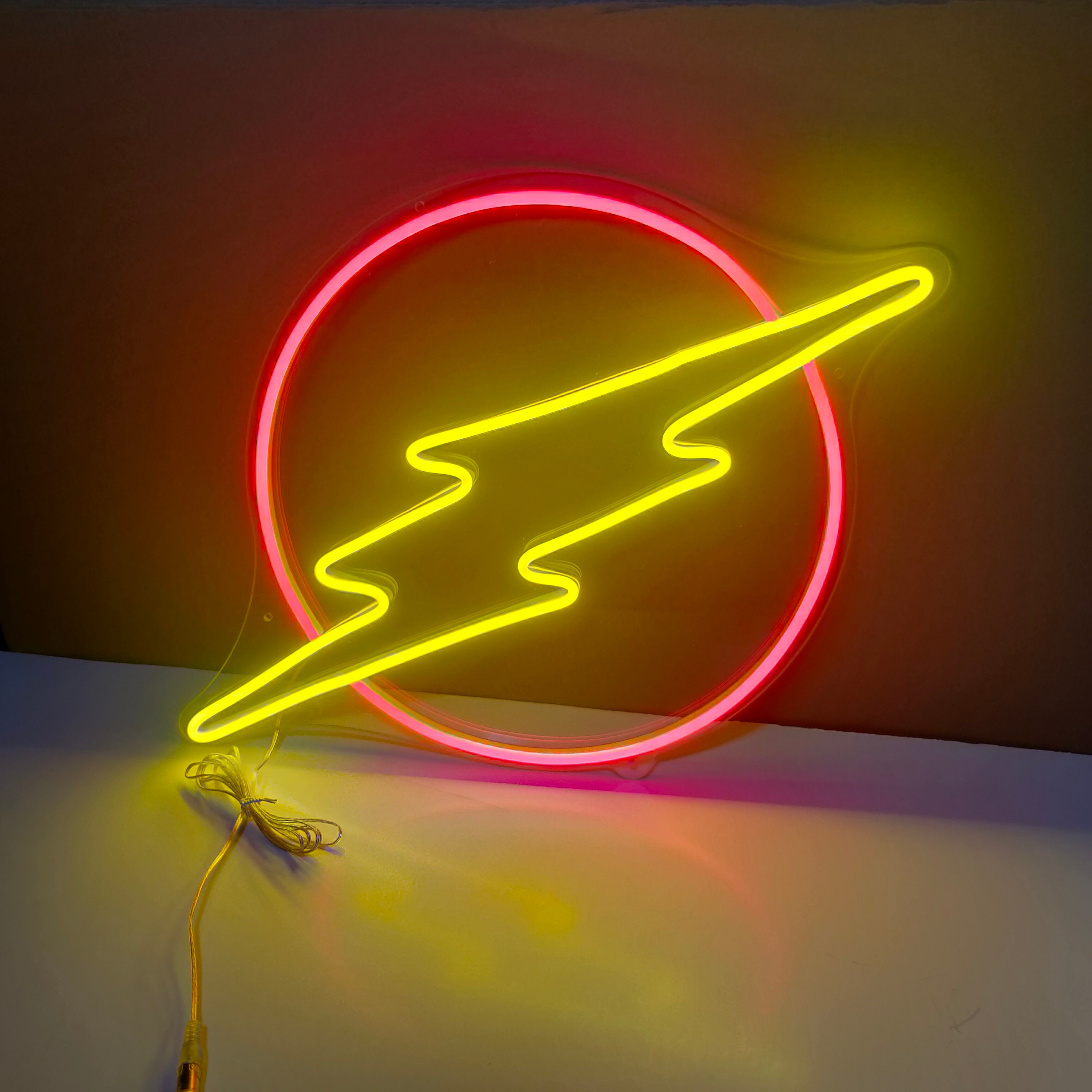 Custom Neon Led Lightning Sign Home Decoration for Living Room Wedding Party Bar Bedroom Wall Decor Birthday Gift Flexible Acrylic Banner