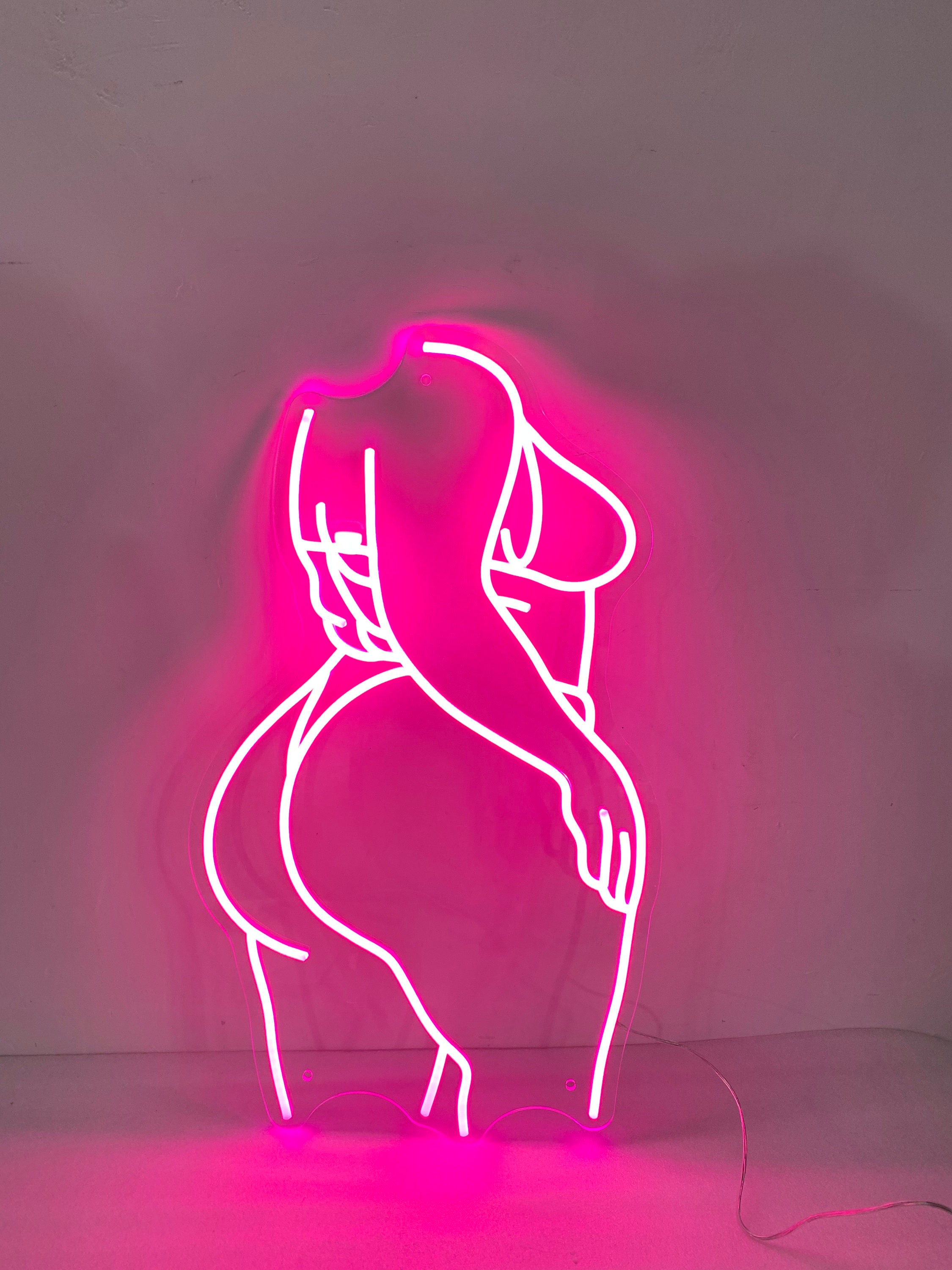 Woman Neon Light, Neon Sign Light Decor, Body Bedroom Neon Sign, Bedroom Neon Lights, Home Neon Lights, Woman Wall Decoration