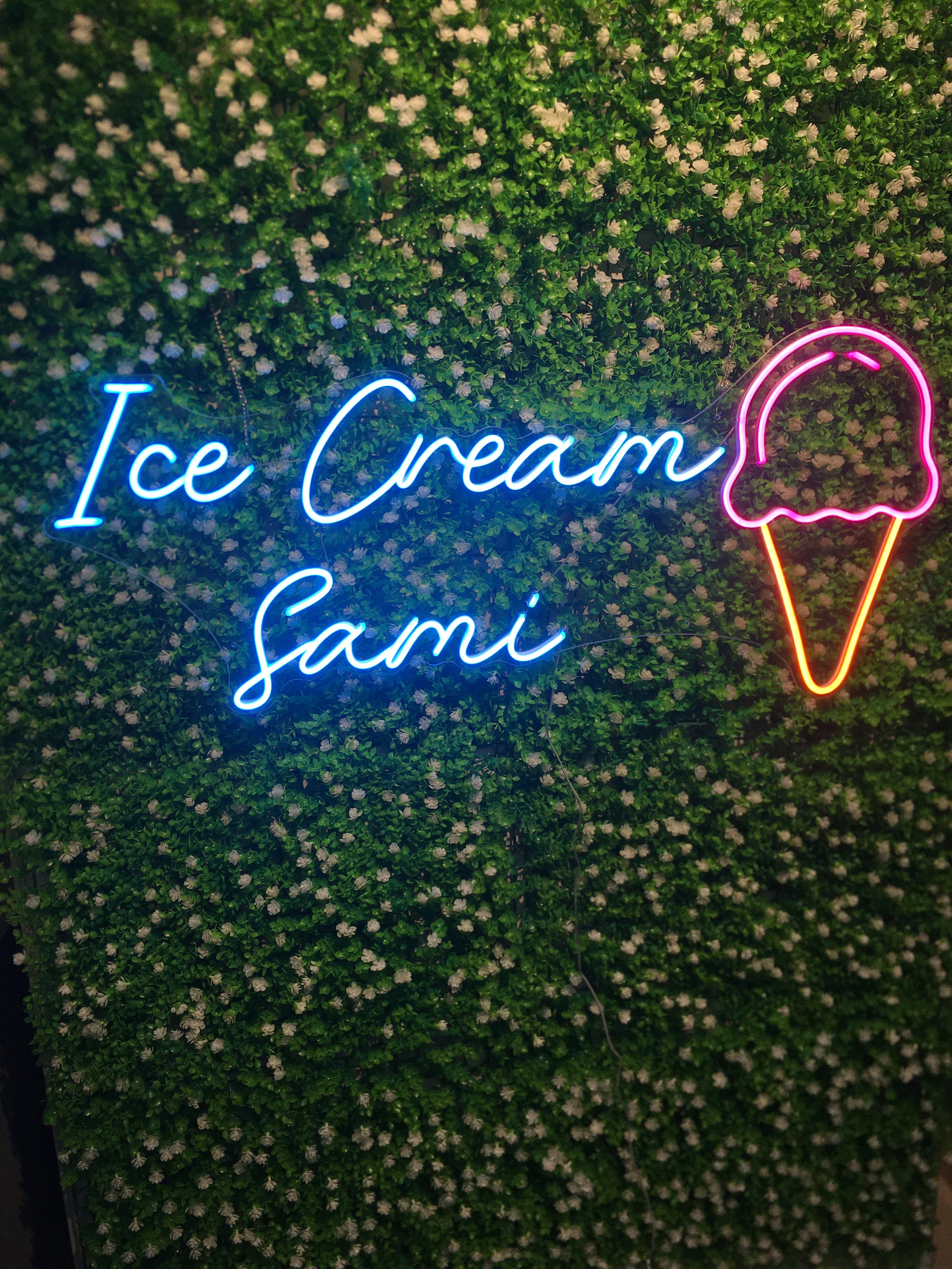 Ice Cream Neon Signs Light Custom For coffee Shop Store Pub Party Studio Personalized Wall Decor