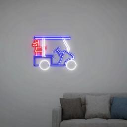 Golf Cart Neon Sign, Personalized Golf Cart Sign, Golf Art for Home Office Wall Decorations, Golfer Gift, Gift for Golf Lovers, Golf Sign