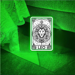 The Leo Tarot Card Neon, Zodiac Tarot Card Neon, Witchy Vibes Celestial Leo Neon, Lion Gothic Tarot Neon Sign, Tarot Card Neon Sign Gifts