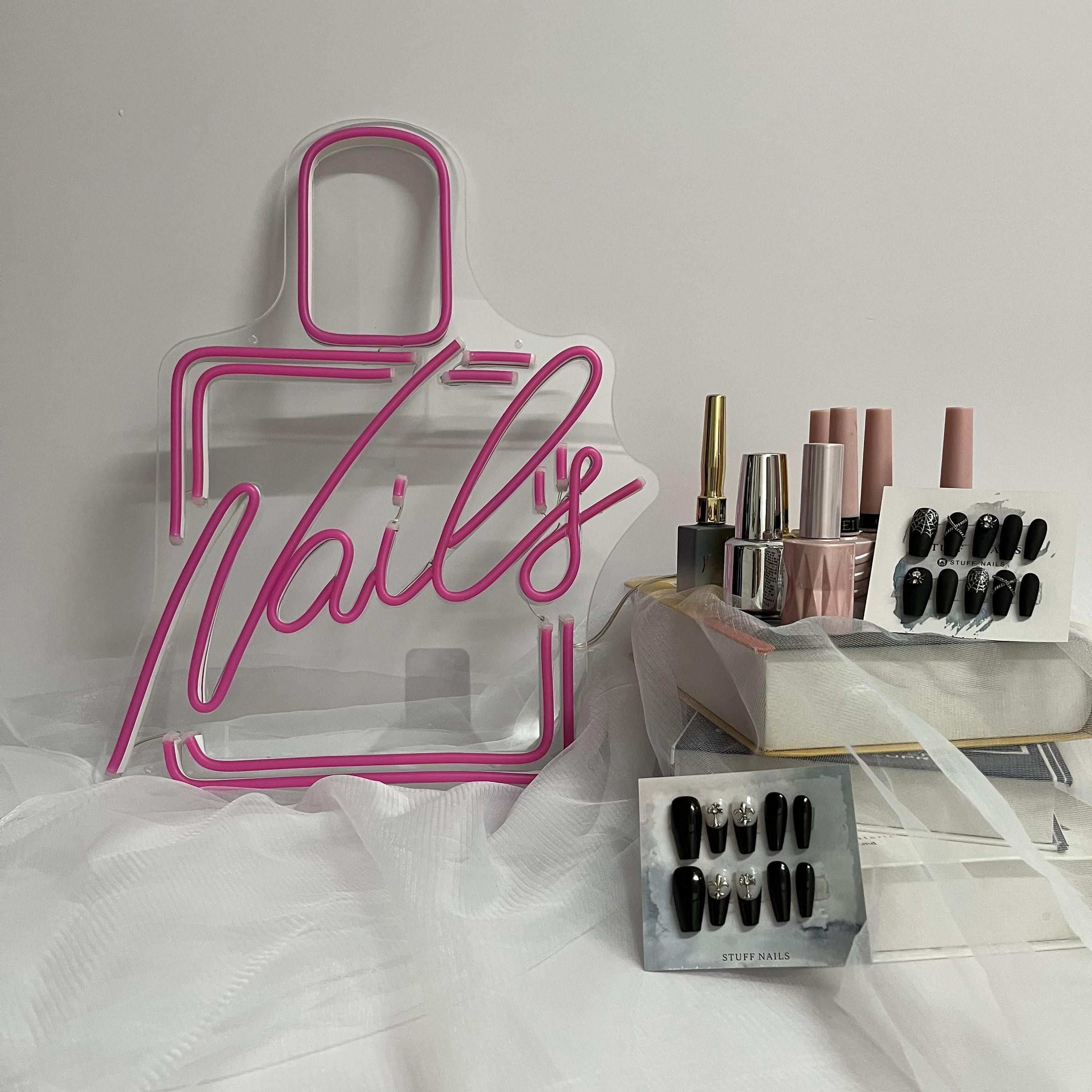 Neon Sign Custom , Neon Sign Nails Salon , Neon Sign Art , Neon Sign Bedroom , Neon Sign Bar , Neon Sign Shop Logo , Neon Light Signs Wall