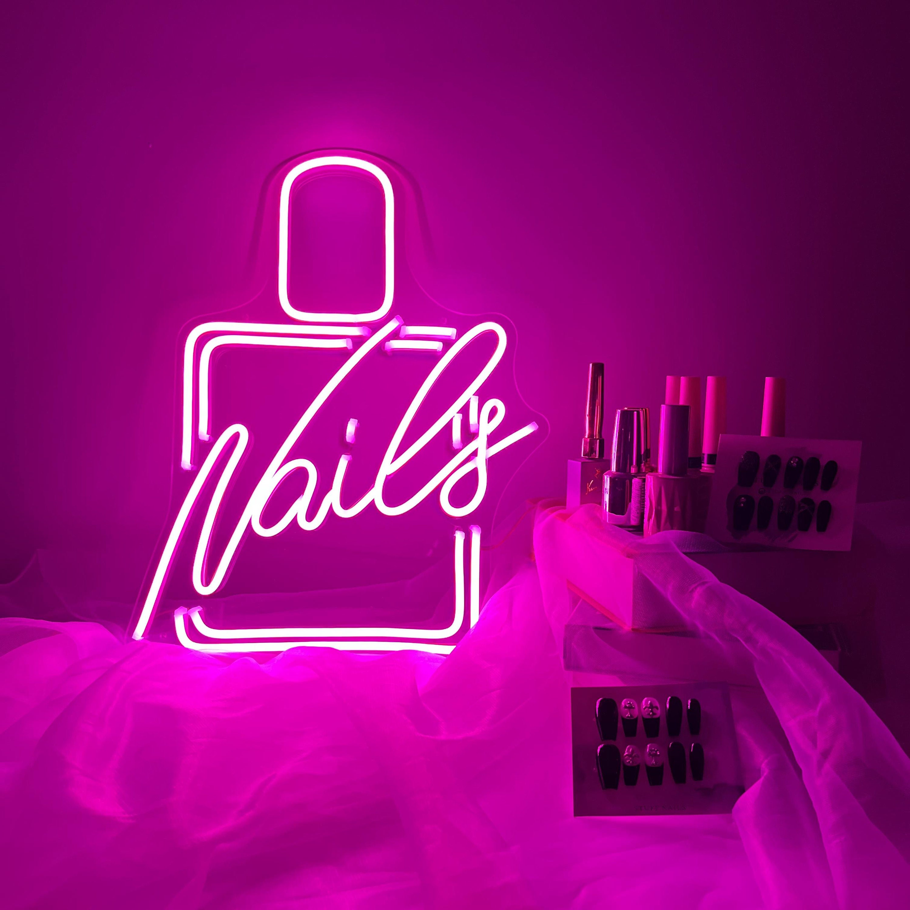 Neon Sign Custom , Neon Sign Nails Salon , Neon Sign Art , Neon Sign Bedroom , Neon Sign Bar , Neon Sign Shop Logo , Neon Light Signs Wall