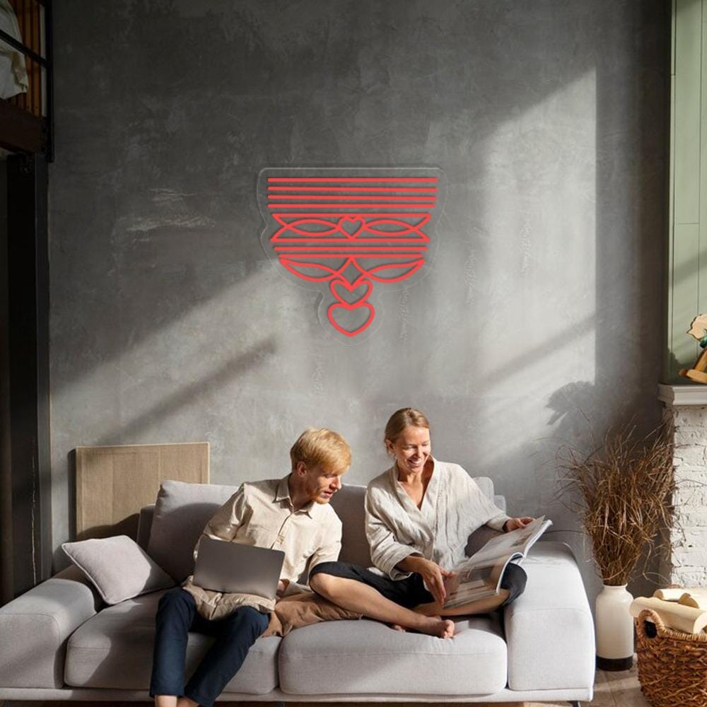 Western Valentine's Day Neon, Cowboy Boot Stitch, Romantic Couple Neon, Heart Boot Stitch Country Love Cowboy Style, Valentine's Day Gifts