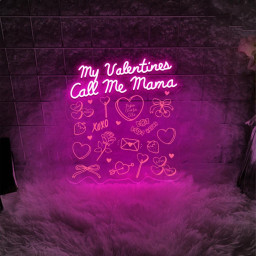 Valentines Mom Neon Gift for Mom Valentines Day, Mama Neon My Valentines, Call Me Mama Gift For New Mom, Single Mom Gifts, Happy Valentine