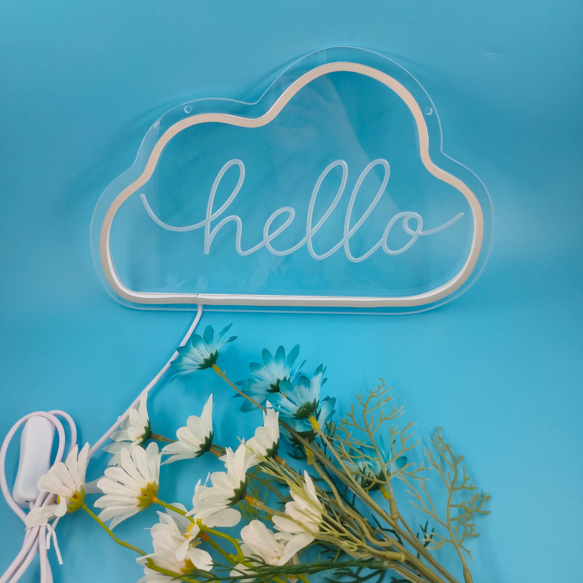 Hello Neon Sign Custom Name For Kid Room Decoration Night Light For Desk Bedroom Boy Girl Gift Led Heart Wedding Bar Party Business Banner