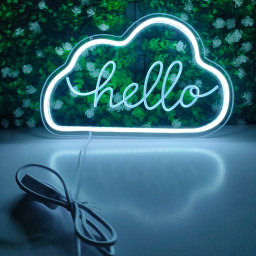 Hello Neon Sign Custom Name For Kid Room Decoration Night Light For Desk Bedroom Boy Girl Gift Led Heart Wedding Bar Party Business Banner