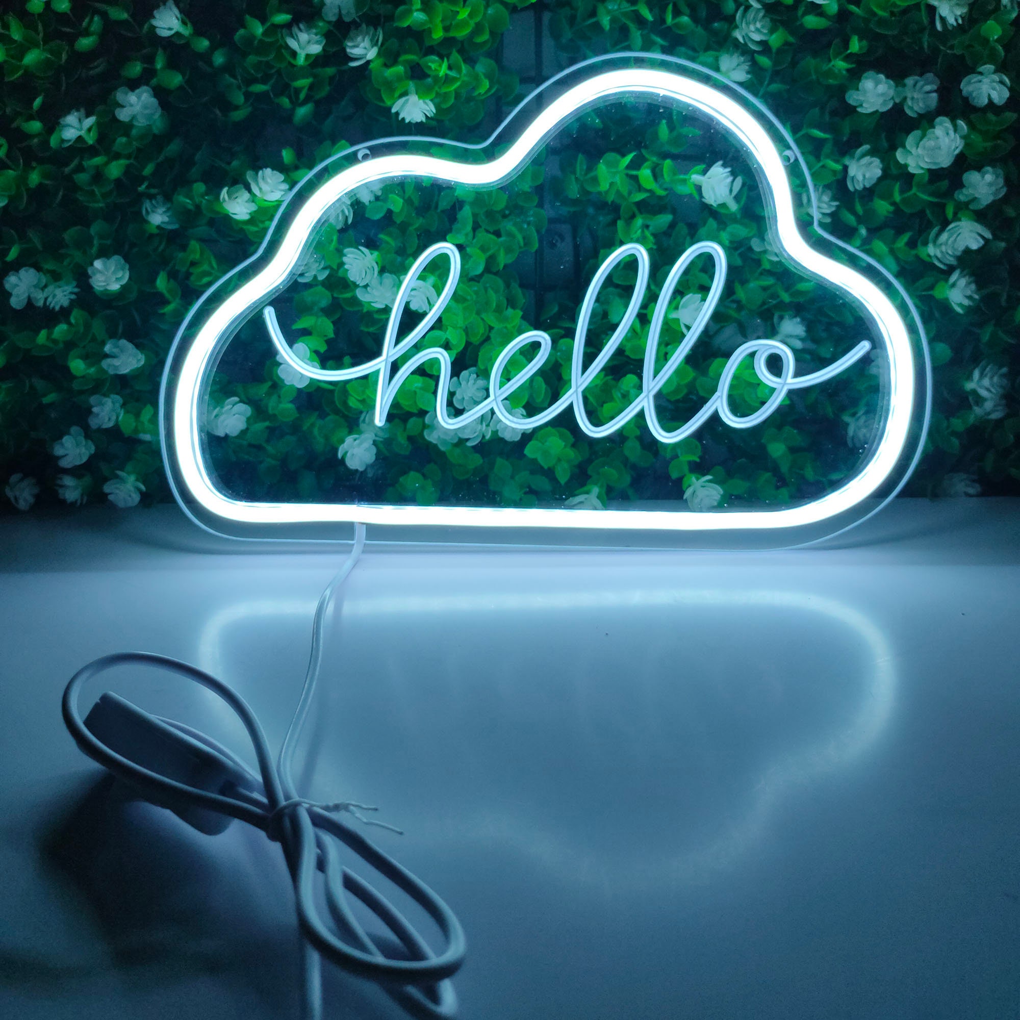 Hello Neon Sign Custom Name For Kid Room Decoration Night Light For Desk Bedroom Boy Girl Gift Led Heart Wedding Bar Party Business Banner