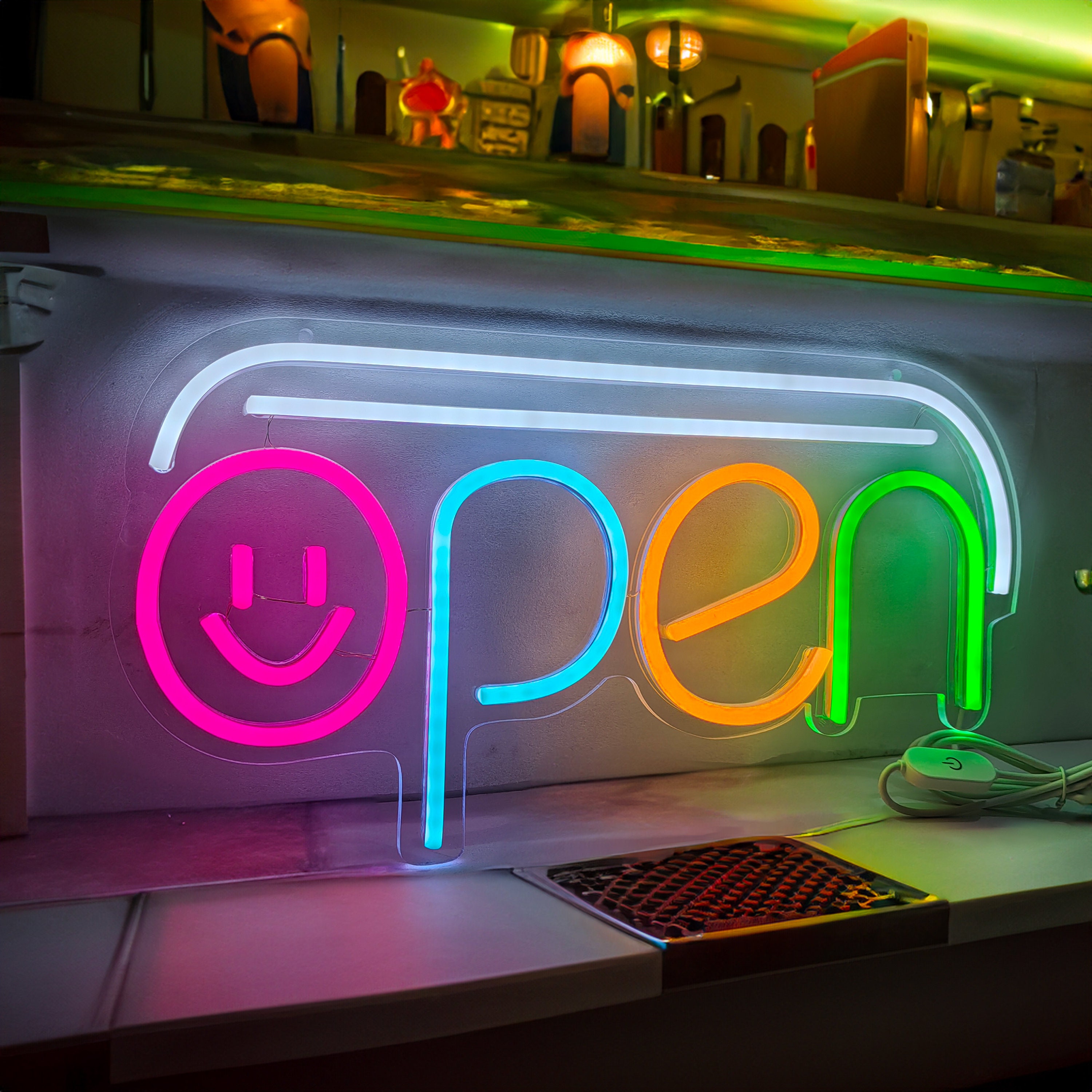 Neon Sign Custom | Neon Sign Open | Bar Neon Sign | Open Neon Light | Neon Sign Wall Decor | Neon Sign art | Neon Sign Bar |Neon Light