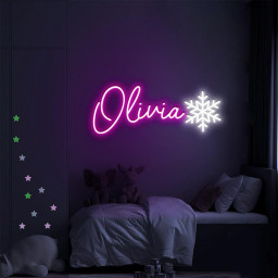 Custom Neon Name Sign, Teenage Girl Gifts, Nursery Name Sign, Neon Light, LED Name Sing, Dorm Decor For College, Personalized Neon Gifts