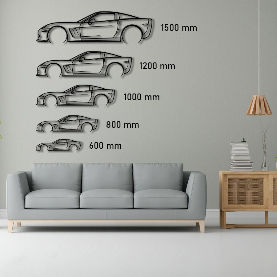 Chevrolet Corvette Grand Sport 2013 Raised Steel Wall Art
