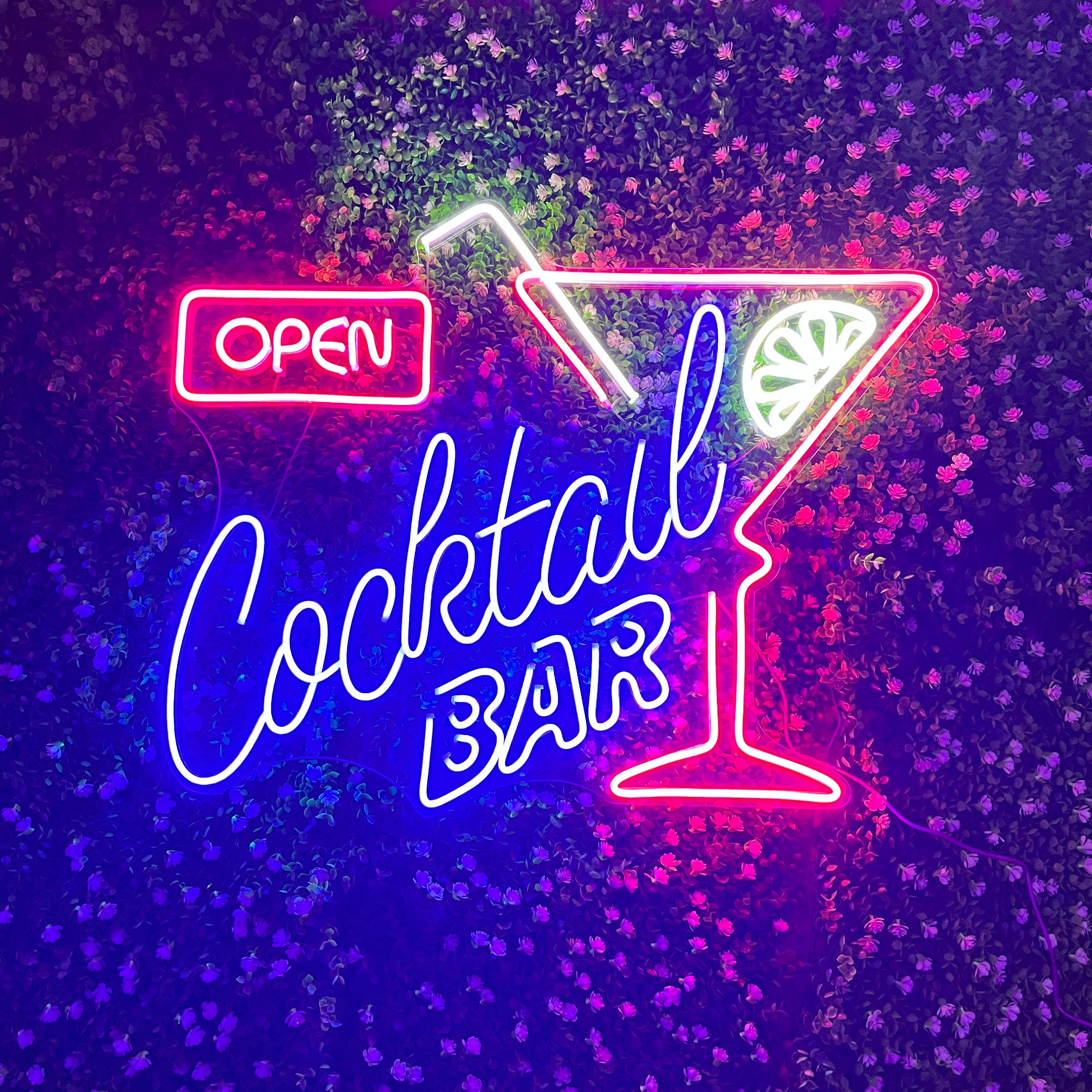 Custom Bar Neon Light | Neon bar sign | Led Light Cocktail | Hneon beer sign | Bar open Neon Signs | Champagne beer LED Decor Club Signage