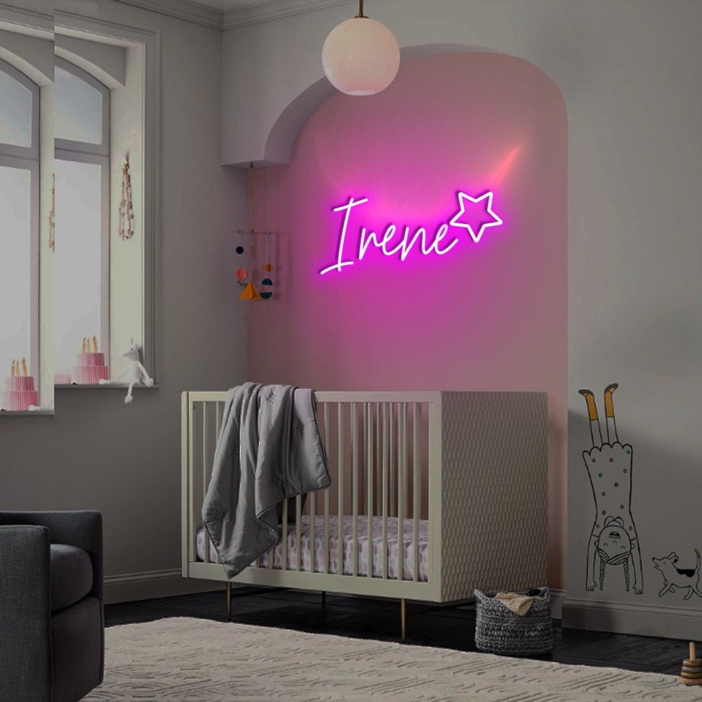 Custom Name Neon Sign for Kids, Kid Room Decorations, Home Decor Wall Decor, Neon Sign Custom, Personalized Gifts for Baby, Birthday Gifts