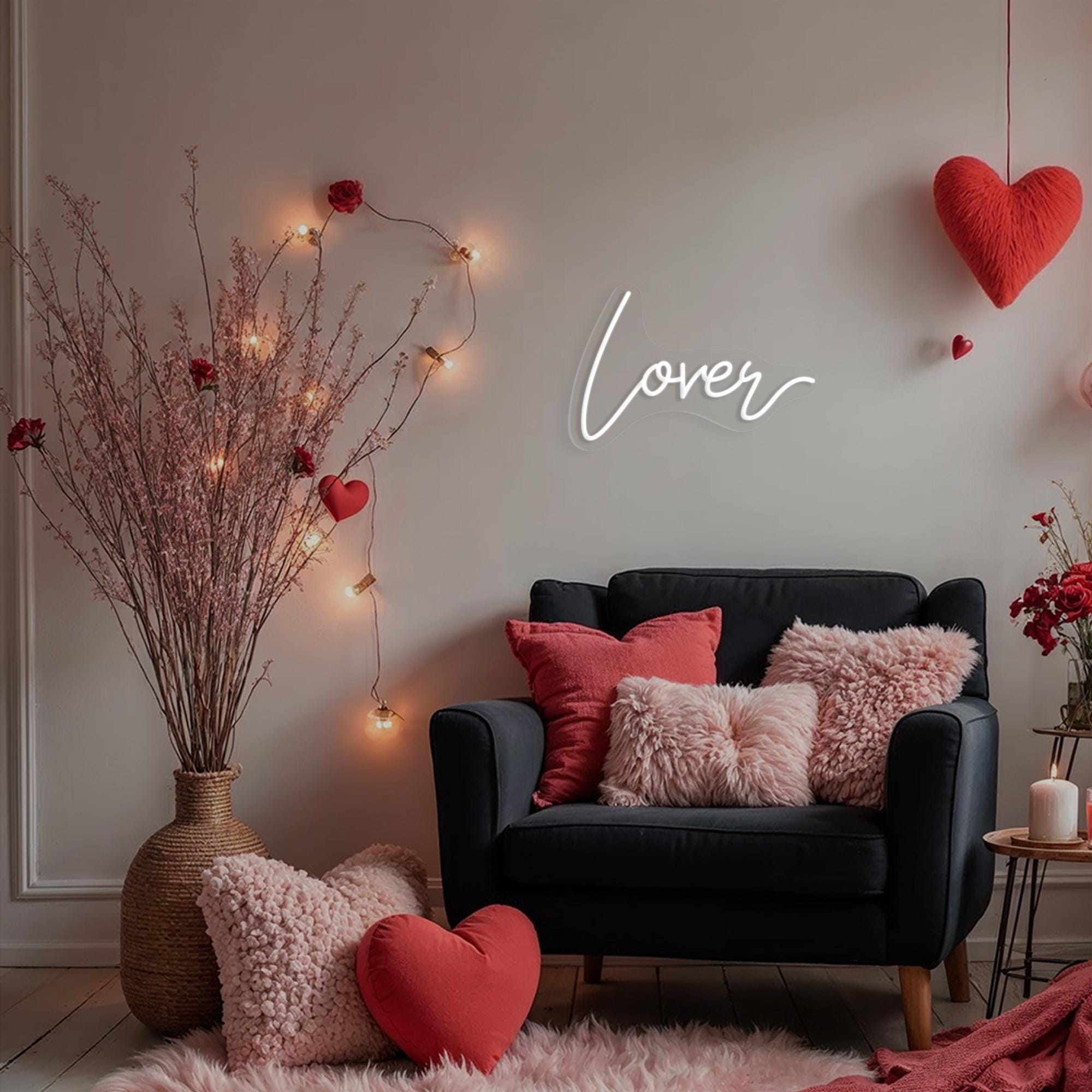 Lover Neon Sign Custom Name Sign Lover LED Neon Light for Wedding Backdrop Decor Wedding Signs Personalized Engagement Gifts for Couples