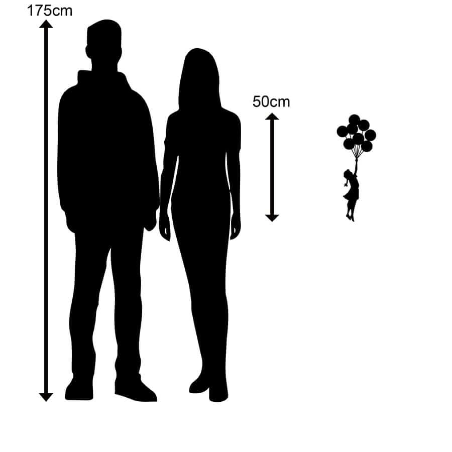 Banksy – Flying Balloons Girl Adaption