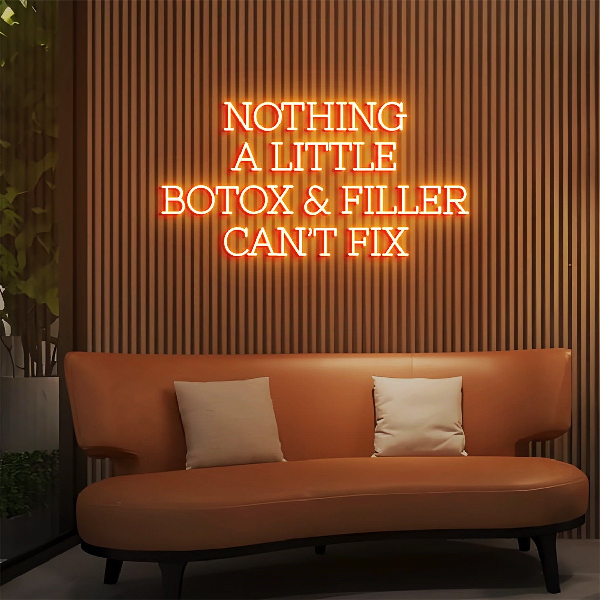 Nothing A Little Botox & Filler Can't Fix Sign, Custom Botox and Filler Sign for Injection Clinic, Medspa Decor, Beauty Aesthetics Wall Art