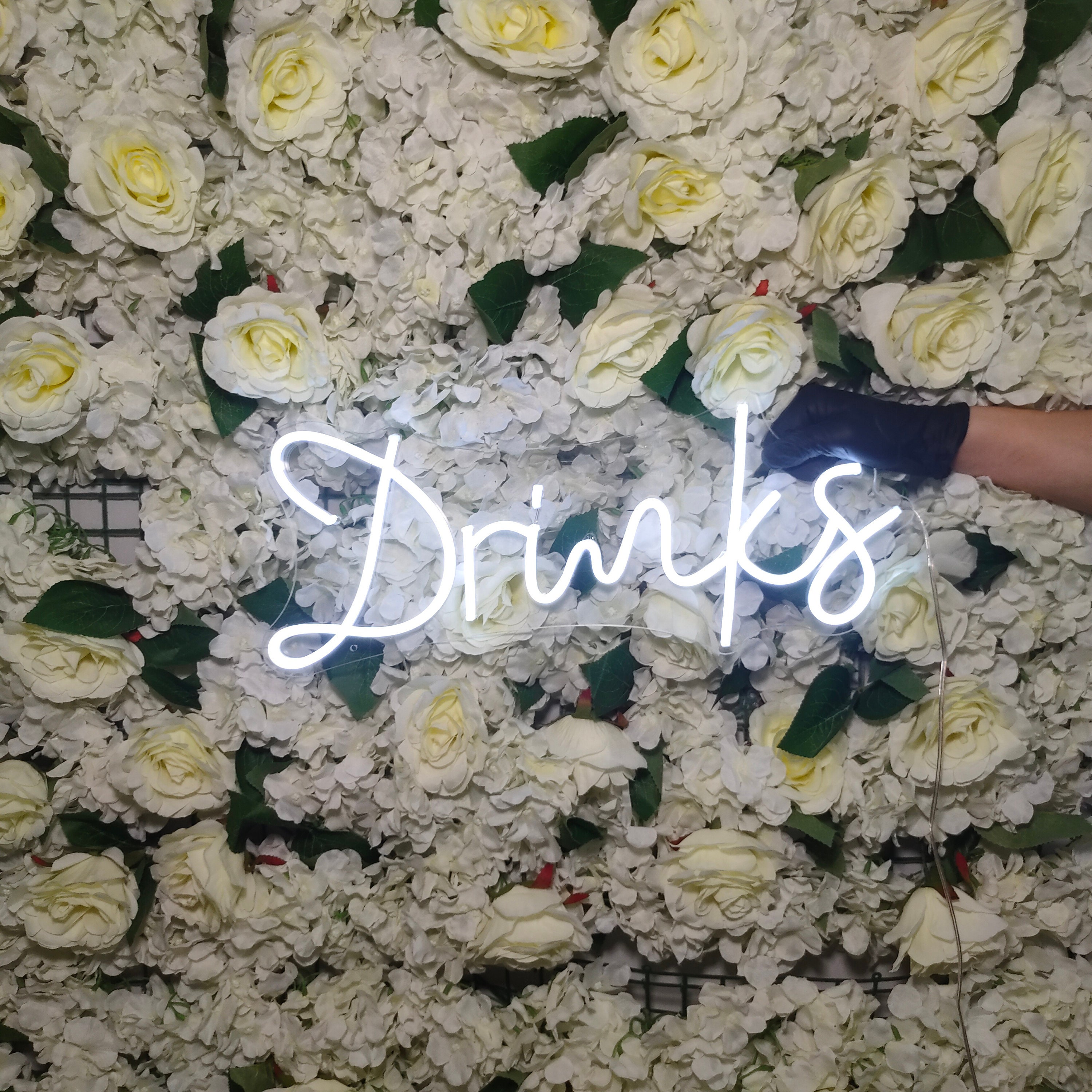 Custom Neon Sign Name Drinks Led light Wedding Decor Birthday Gift Party Bar Sign Home Bedroom Wall Mural 12V flex neon strip Acrylic Banner
