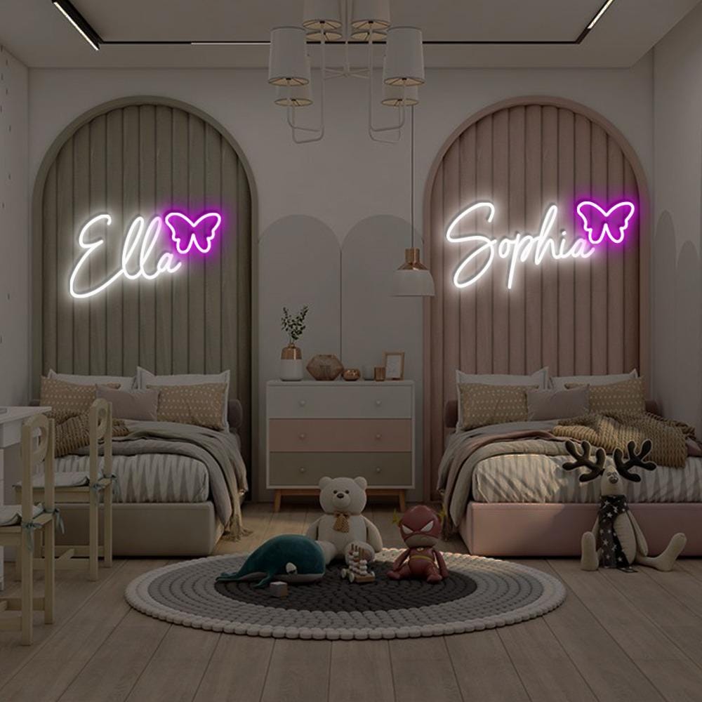 Custom Neon Name Sign, Teenage Girl Gifts, Nursery Name Sign, Neon Light, LED Name Sing, Dorm Decor For College, Personalized Neon Gifts