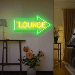 Lounge Led Neon Sign / Lounge room decoration / Lounge Neon Sign/ Club Neon Sign/ Bar Neon Sign/ Neon Pub Sign/ Personalized Gift/Wall Decor