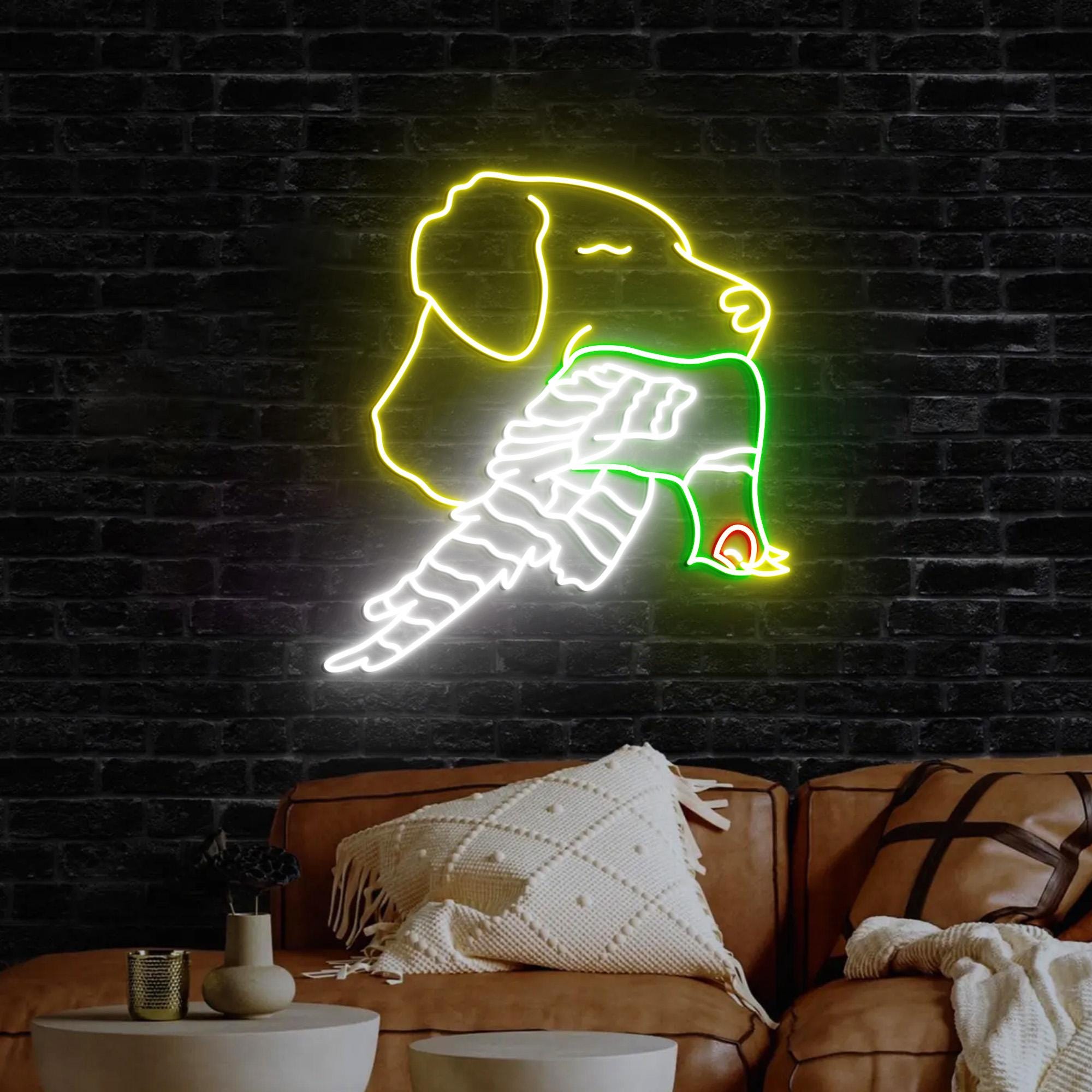 Lab Hunted Pheasant Neon Light, Hunted Neon Sign Light Decor, Hunted Pheasant Neon Sign, Hunter Neon Lights, Hunted Pheasant Wall Decor
