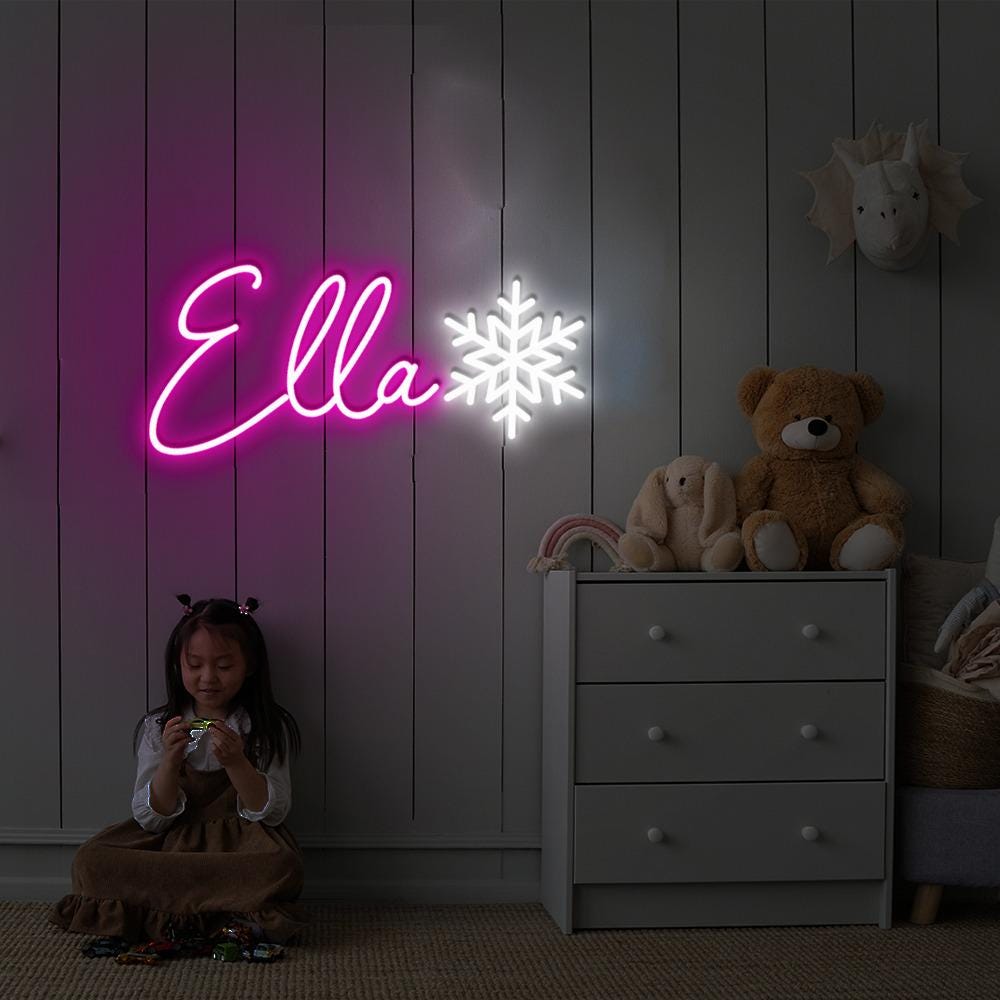 Custom Neon Name Sign, Teenage Girl Gifts, Nursery Name Sign, Neon Light, LED Name Sing, Dorm Decor For College, Personalized Neon Gifts