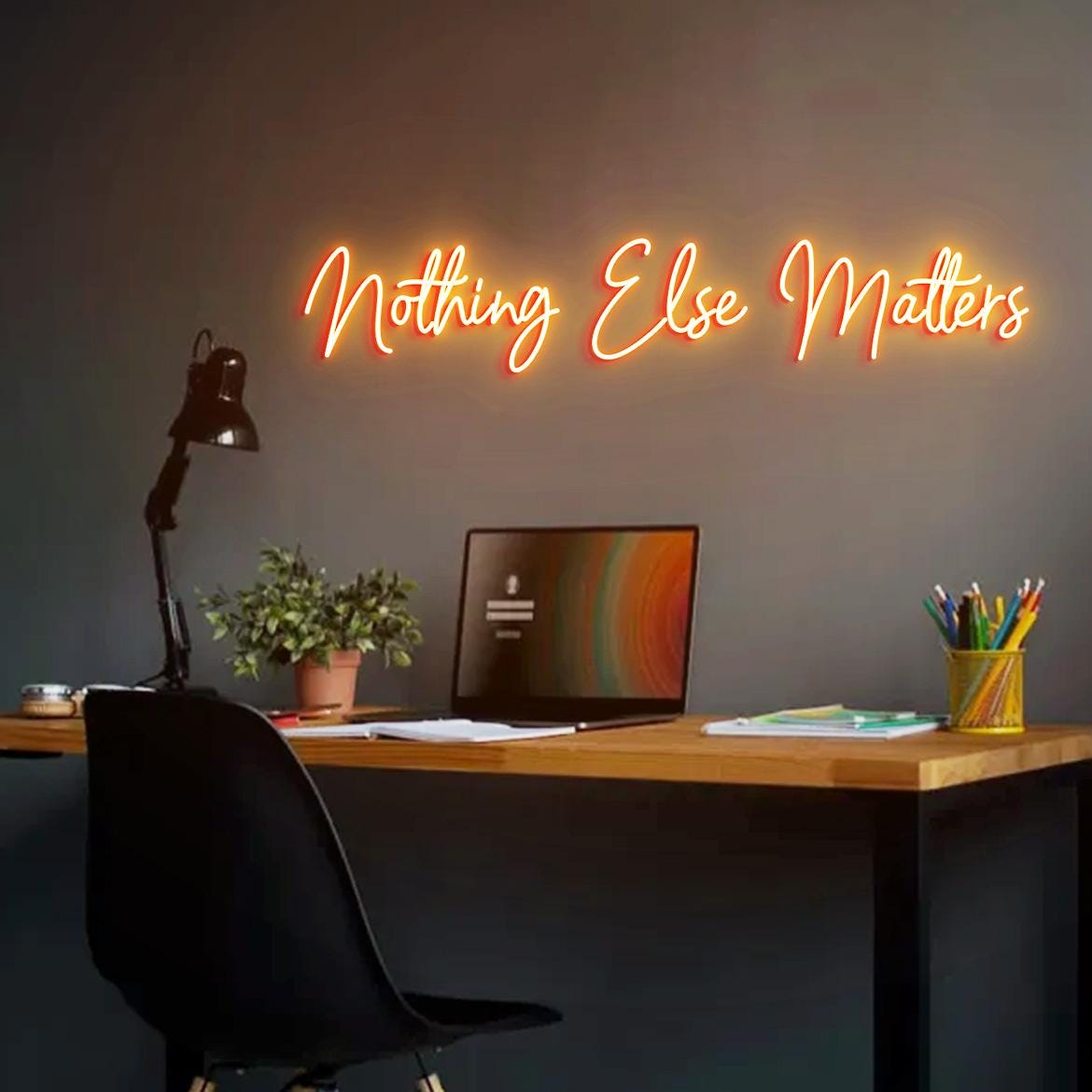 Custom neon Sign Nothing Else Matters, Sign Home Wall Decor, Living Room Sign Decor, Custom Neon Light Wedding Backdrop Decor