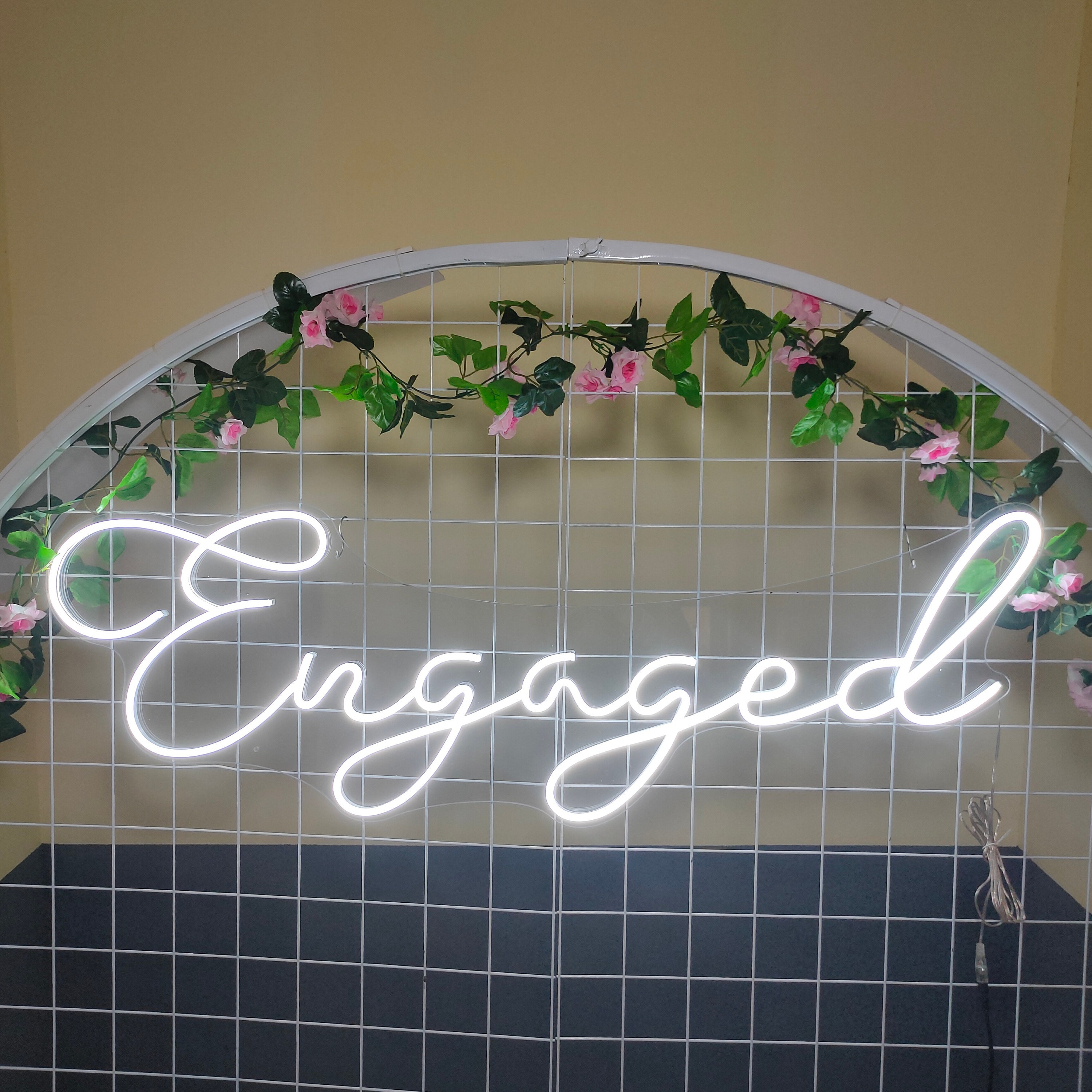 Custom Neon Sign Engaged Neon Light Sign art Wedding Neon Sign For Reception Led Neon Sign Wall Decor