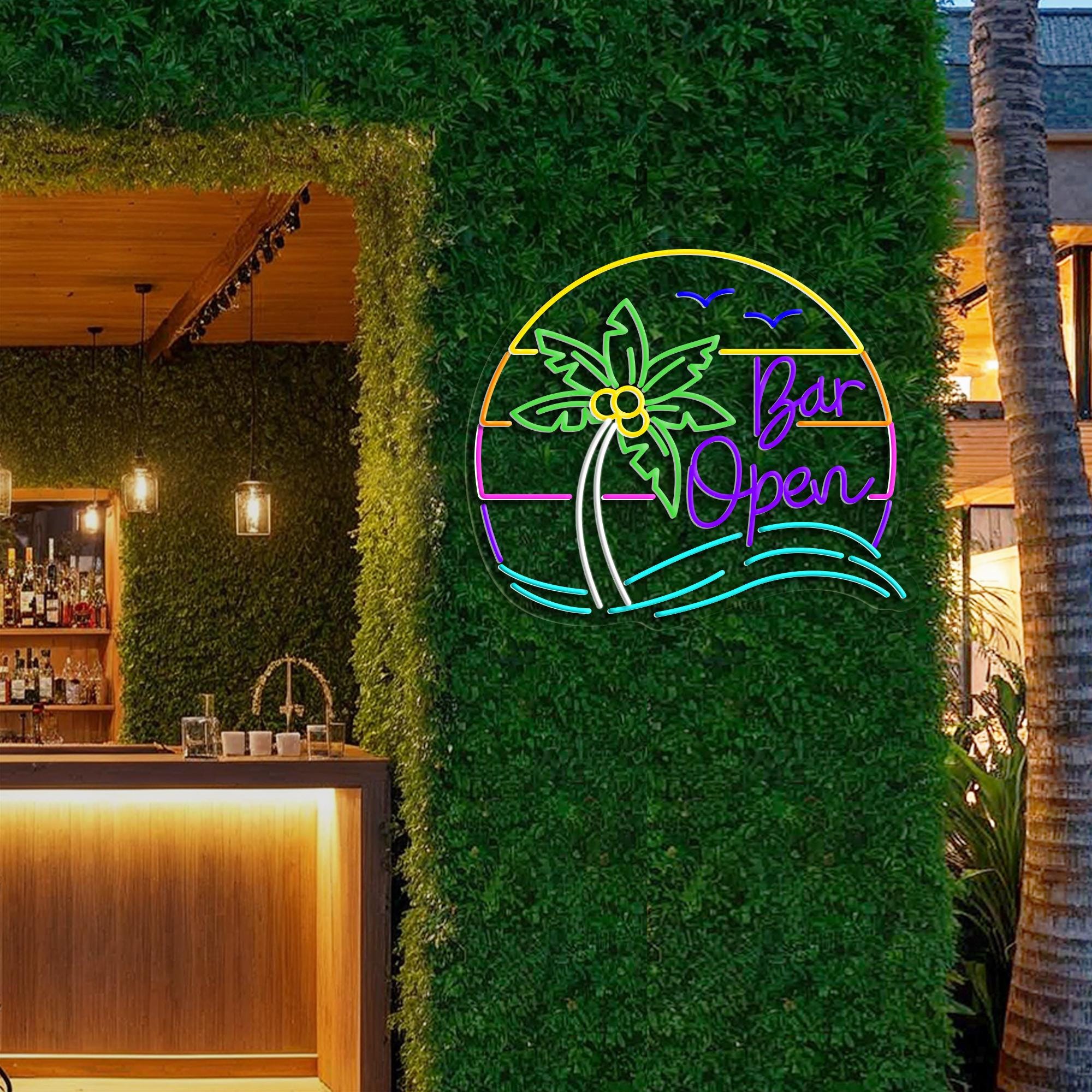 Bar Open Neon Sign Open Sign for Bar Custom Business Sign Welcome LED Neon Sign on Bar Club Decor Personalized Sign Restaurant Wall Decor
