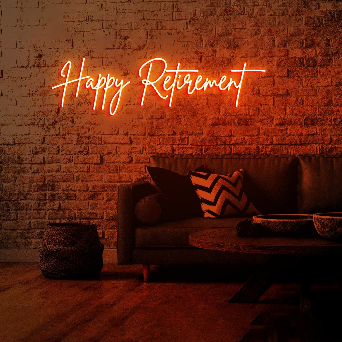 Happy Retirement Neon Sign, Happy Retirement Sign, Retirement Event Decor, Retirement Celebration Office Party Backdrop, Retirement Decor