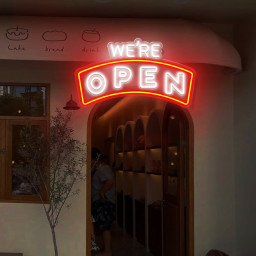 WE'RE OPEN Neon Sign | Open Wall Light Art | Custom Led Open Neon Sign |Business Logo |Open Led Light|Store Led Art Design Hanging Neon Sign