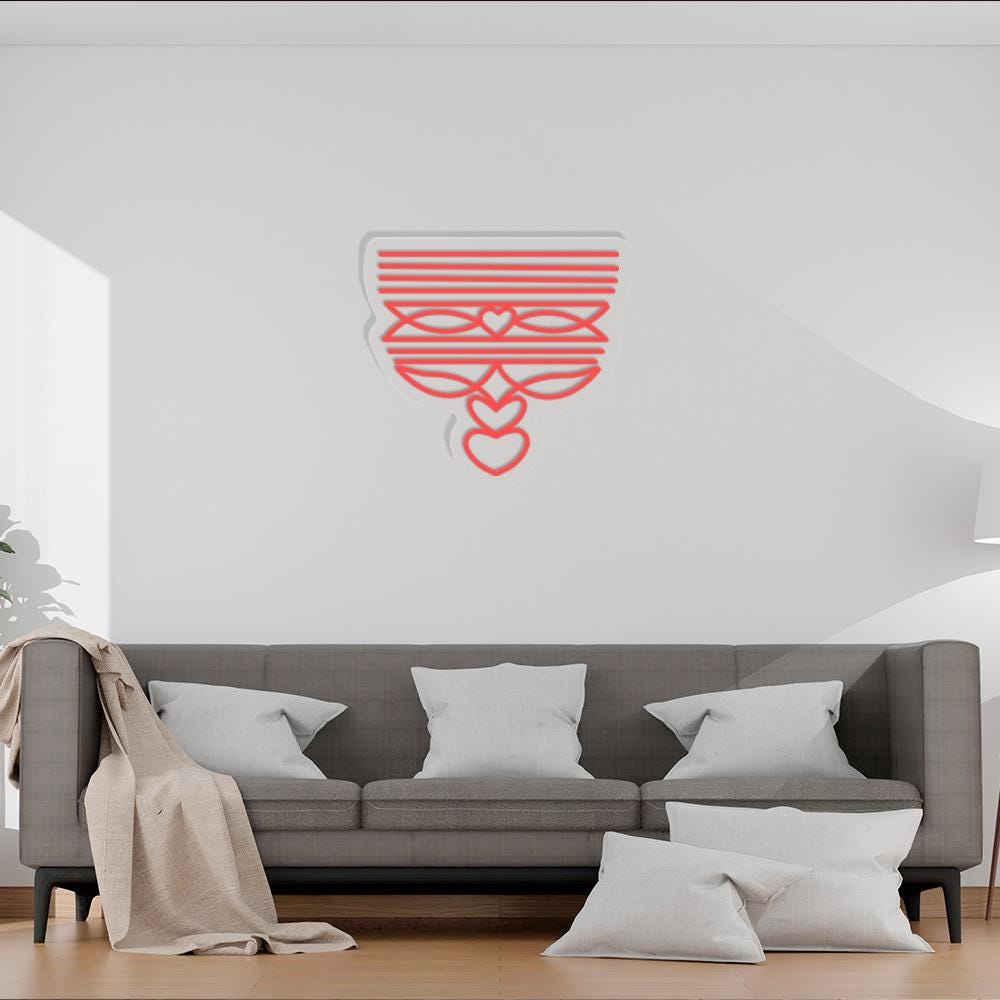 Western Valentine's Day Neon, Cowboy Boot Stitch, Romantic Couple Neon, Heart Boot Stitch Country Love Cowboy Style, Valentine's Day Gifts