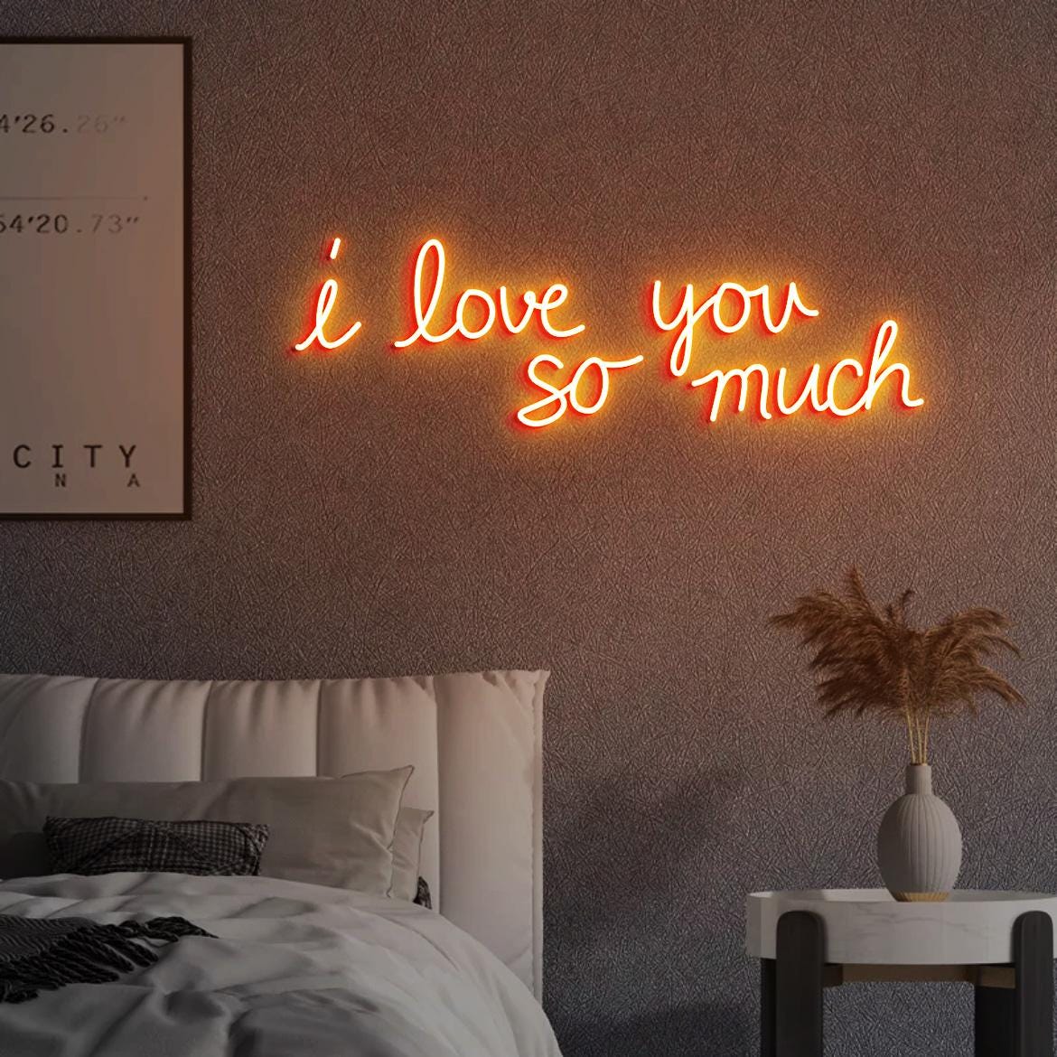 Austin I love you so much Neon Sign, Texas Wedding Backdrop Decor, Austin Wedding Reception, Gift for Wedding in Austin