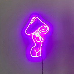 Mushroom Lady Led Neon Sign, Lady LED Lights, Bar Neon Sign for Man Cave Decor, Bedroom Wall Decor Party Art Decoration Gift for Her