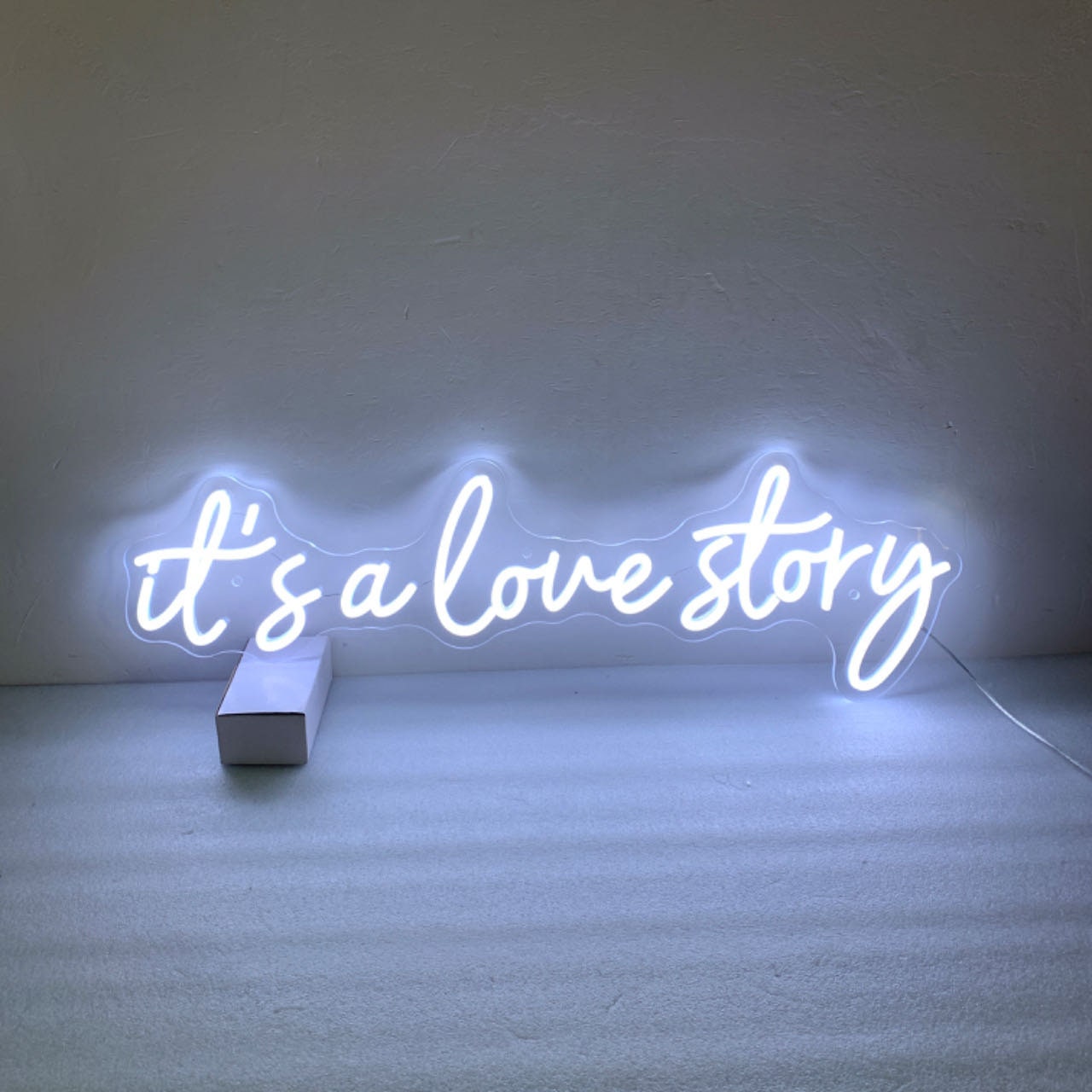 It's Love Story, Custom Neon Sign Wedding Sign, Engegament Sign, Love Story Sign, Wedding Weclome Sign