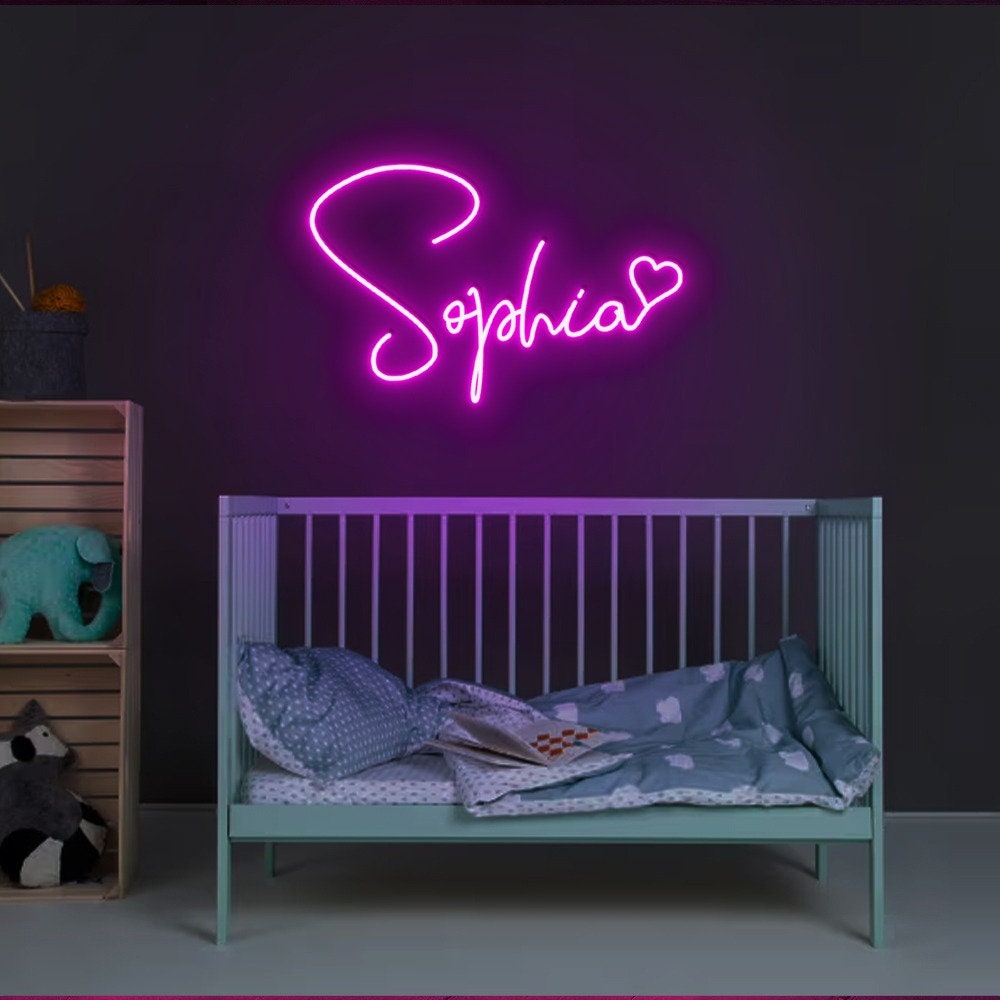 Custom Name Neon Sign For Kids, Neon Sign Bedroom, Neon Sign Custom, Neon Sign Bedroom Decor, Kids Room Decor Home Decor, Gift For Kids.