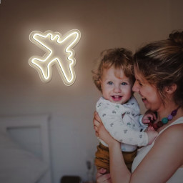 Airplane Neon Sign|Decoration Flex Silicone LED Neon Sign|Plane neon sign| Plane neon light| Plane wall decor| Airplane neon light