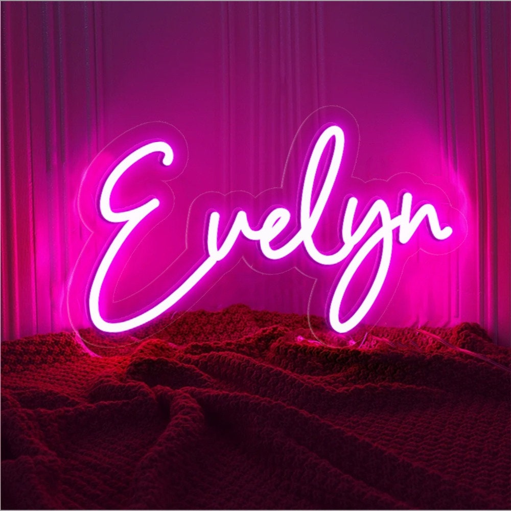 Neon Sign Teenage Girl Gifts, Neon Name Sign, Nursery Name Sign, Room Decor For Teens, Neon Light Gift For Kids, Mother’s Day Gifts.