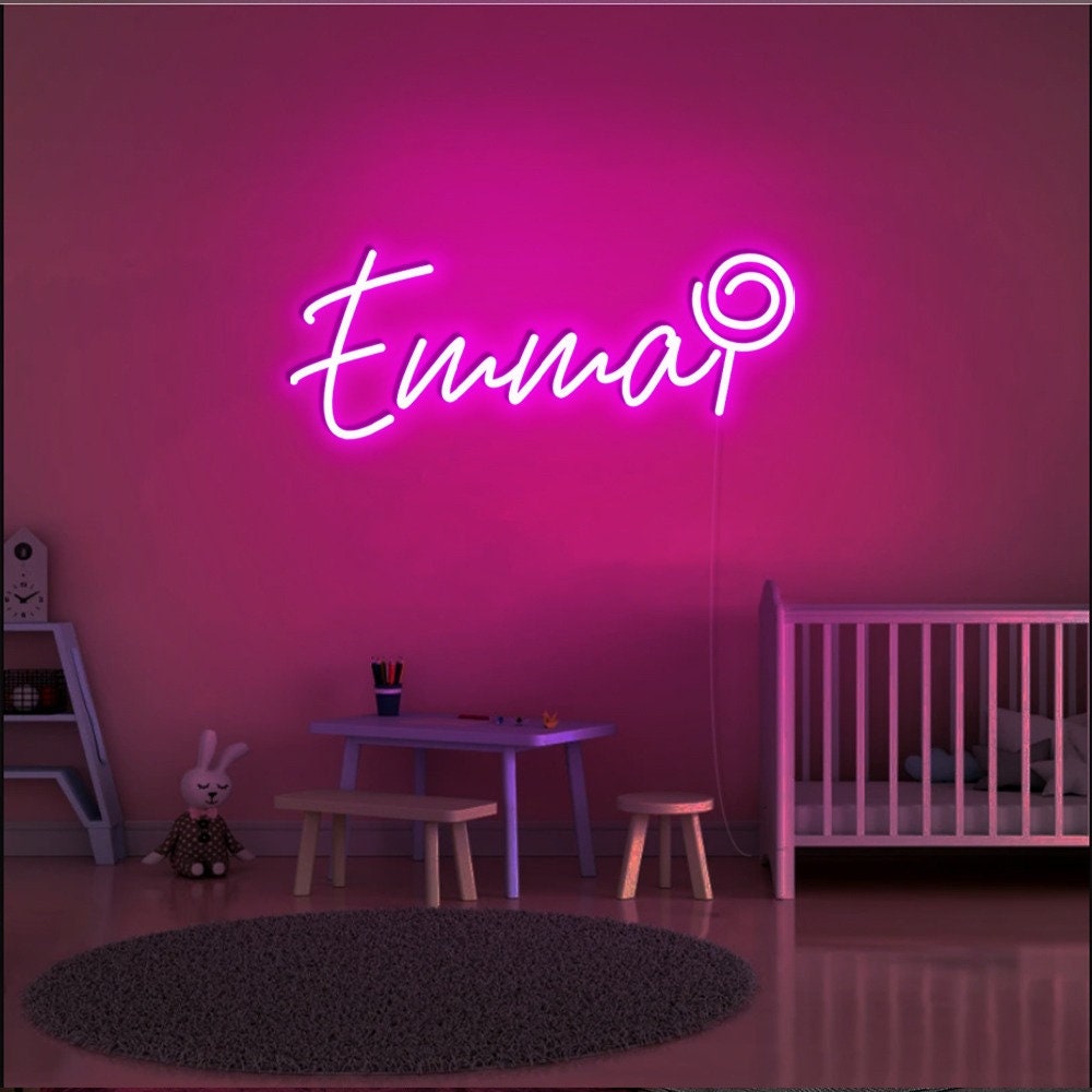 Led Name Sign Custom Gift for Kid, Custom Name Sign Graduation Gift, Neon Sign Wall Decor, Neon Name Sign Room Decor, Personalized Gifts