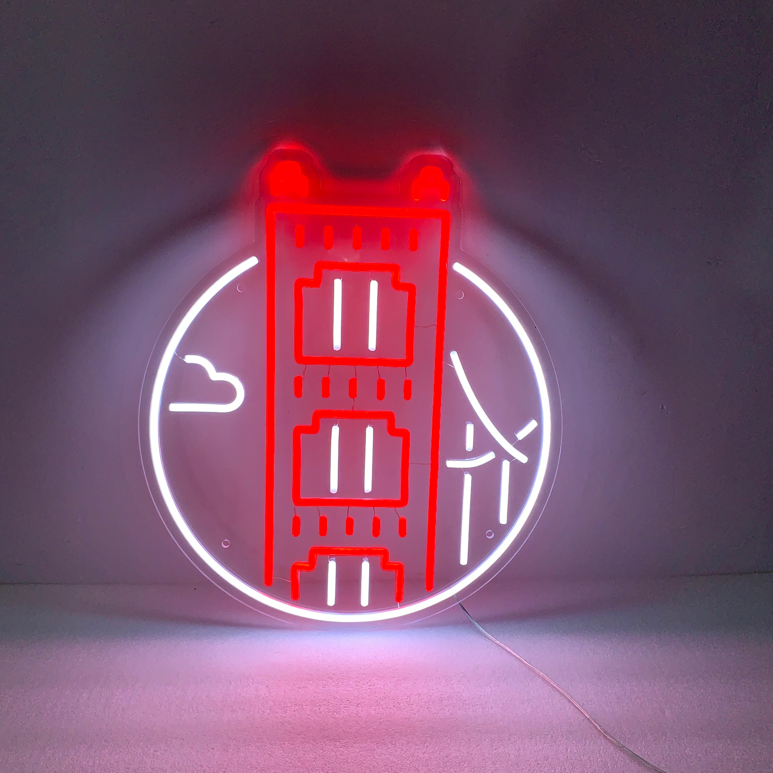 San Francisco Neon Light, Neon Sign Light Decor, San Francisco Bedroom Neon Sign, Bedroom Neon Lights, San Francisco Wall Decoration