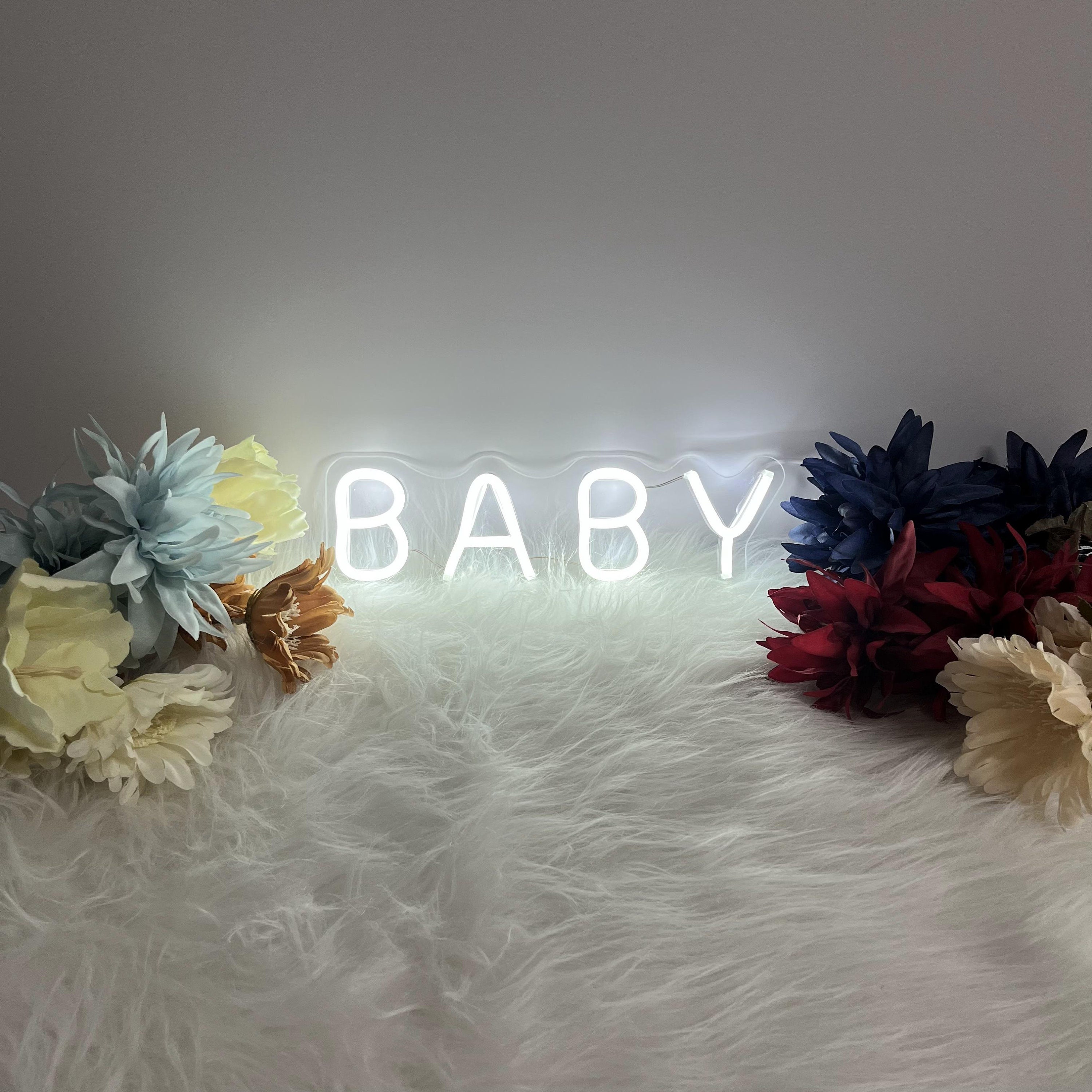 Neon Light Sign Custom Oh Baby Wedding decoration engagement party First birthday Gift 12V led Wall Room Home Bar Baby Shower Gender Reveal