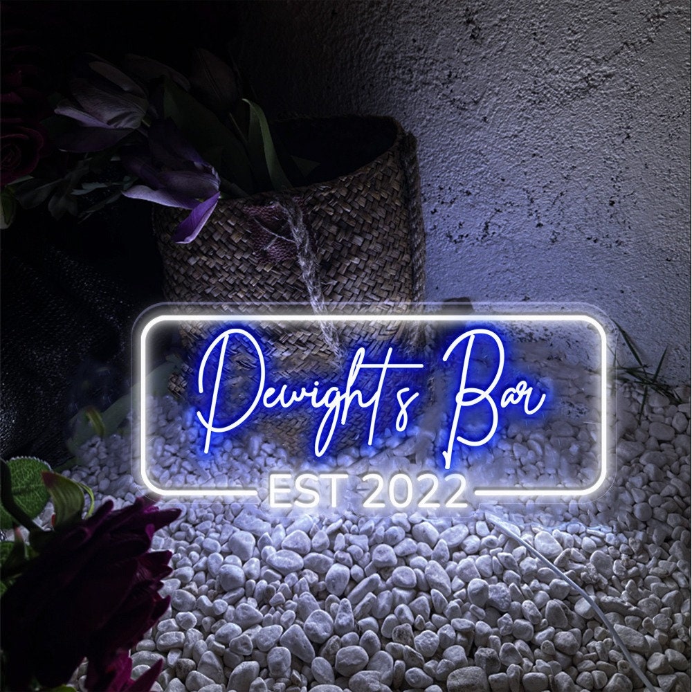 Personalized Bar Sign,Custom Home Bar Sign Decor,Bar Club Signage, Bar wall Art Decor, Neon Sign for Dad,Gifts for Friend, Father's Day gift