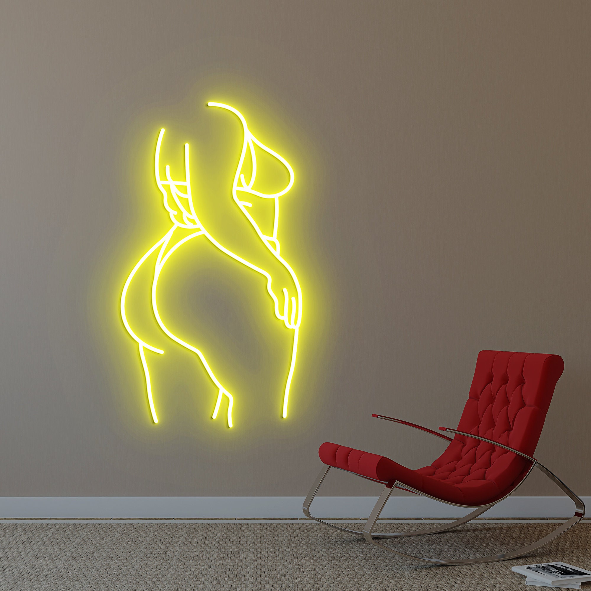 Woman Neon Light, Neon Sign Light Decor, Body Bedroom Neon Sign, Bedroom Neon Lights, Home Neon Lights, Woman Wall Decoration