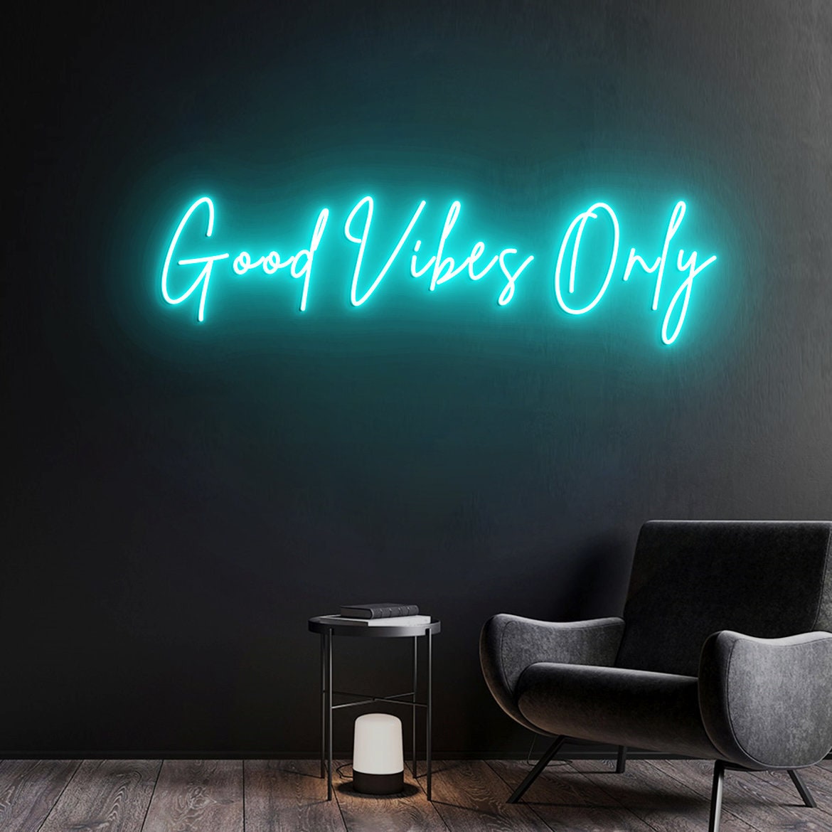 Good Vibes Only Neon Light, Neon Vibes Light Sign Wall Art, Custom Neon Sign Bedroom Apartment Wall Hanging