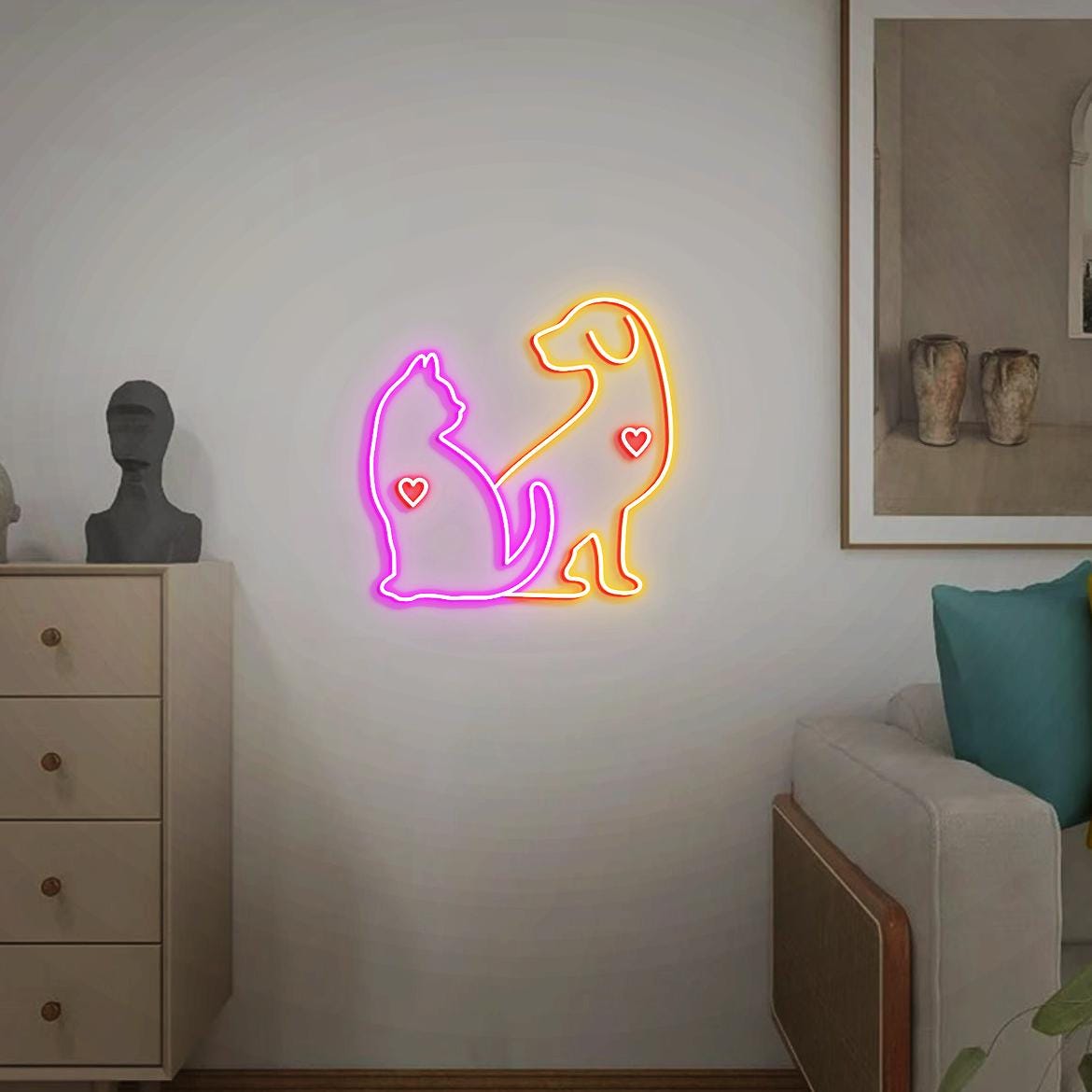 Veterinary Neon Sign Light, Personalized Gifts for Veterinarian, Veterinarian Doctor Office Sign, Customized Veterinarian Office Sign